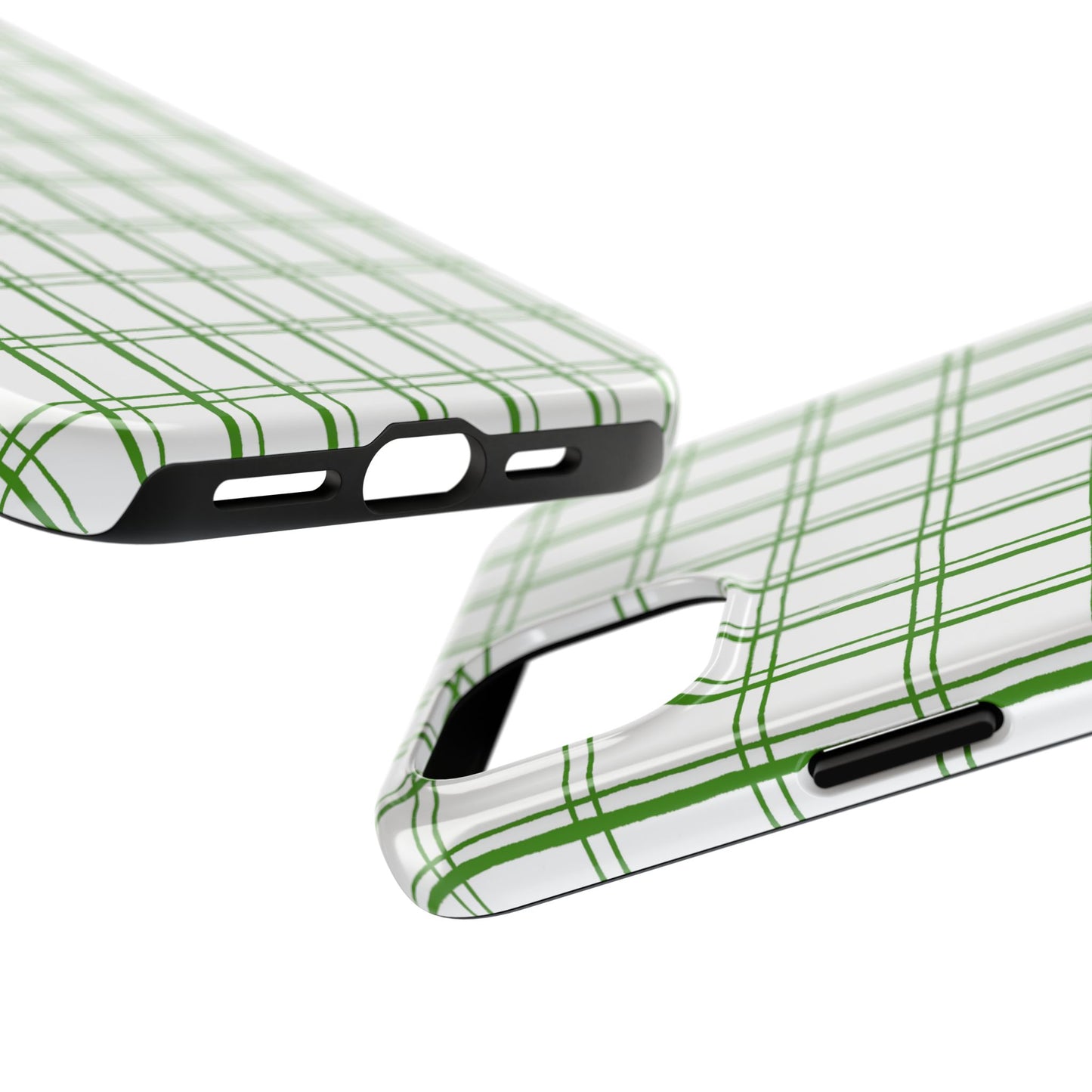 Kitchen Plaid White / Green Phone Case