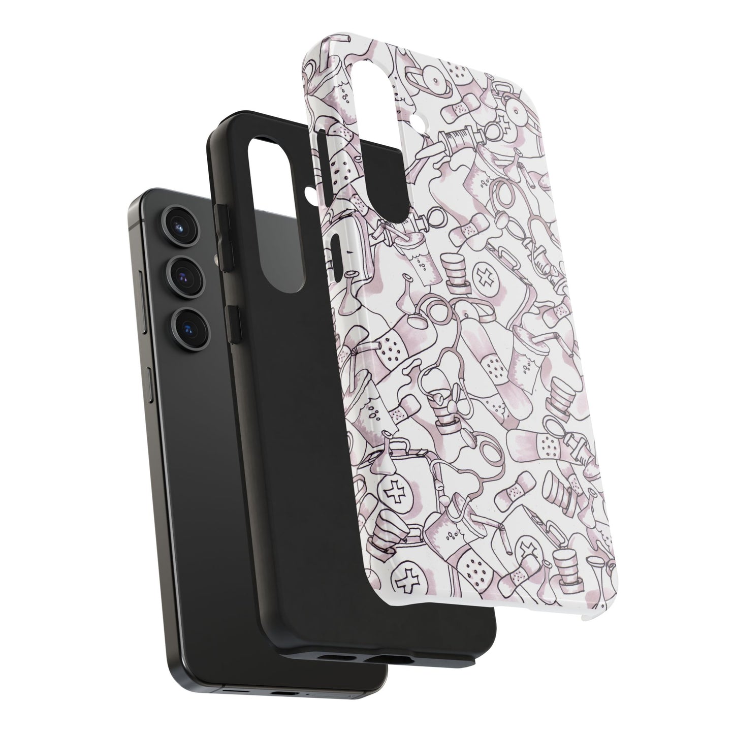 Med Stuff White Phone Case