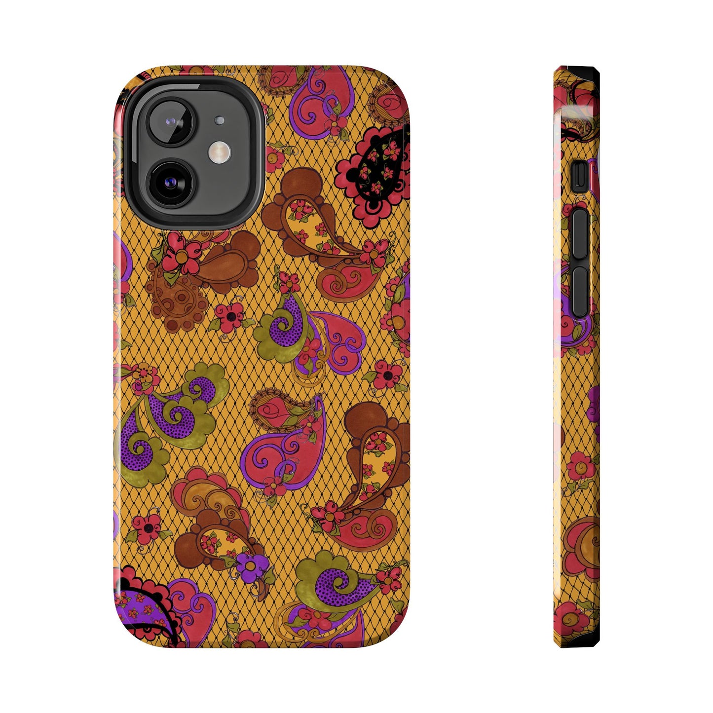 Posie Paisley Gold Phone Case