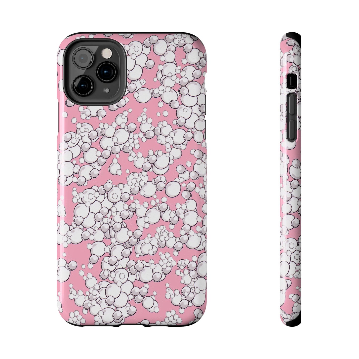 Bubble Dots Pink Phone Case