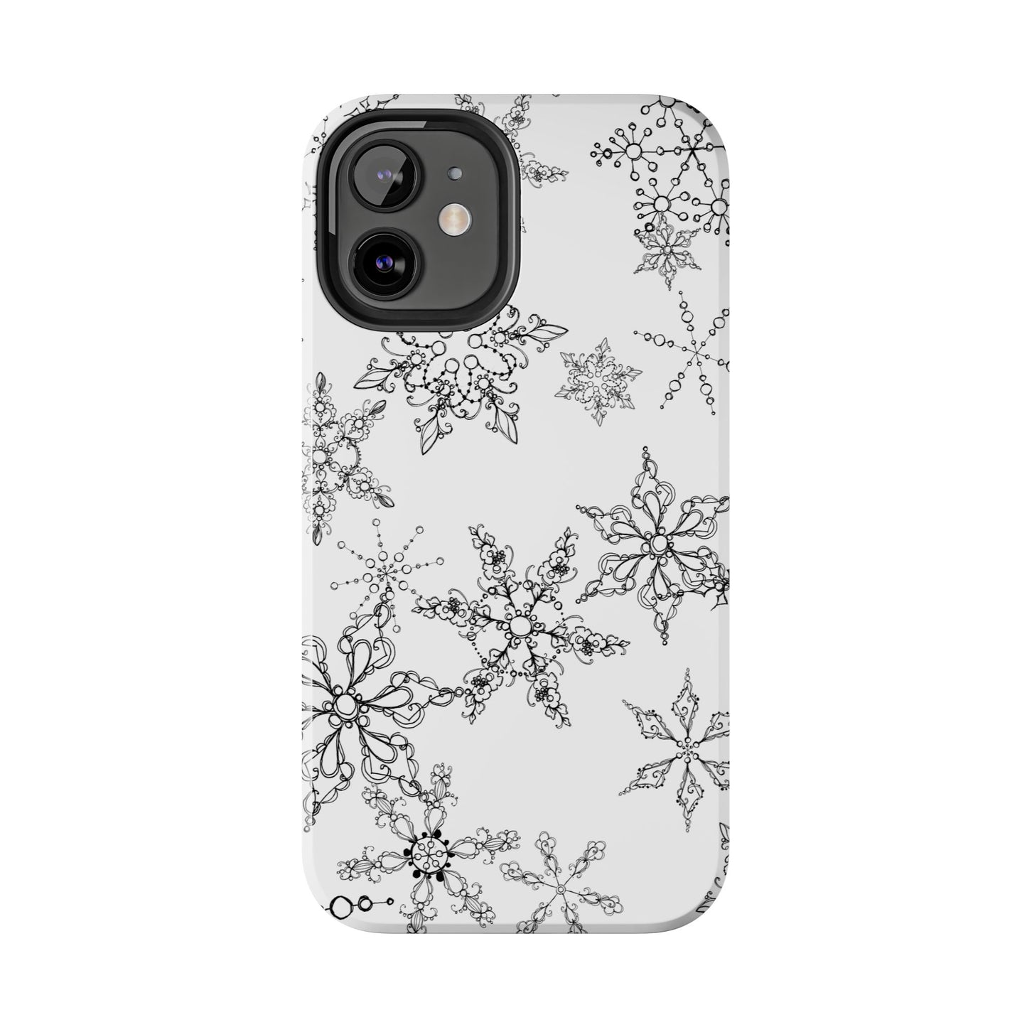Random Flakes White Phone Case