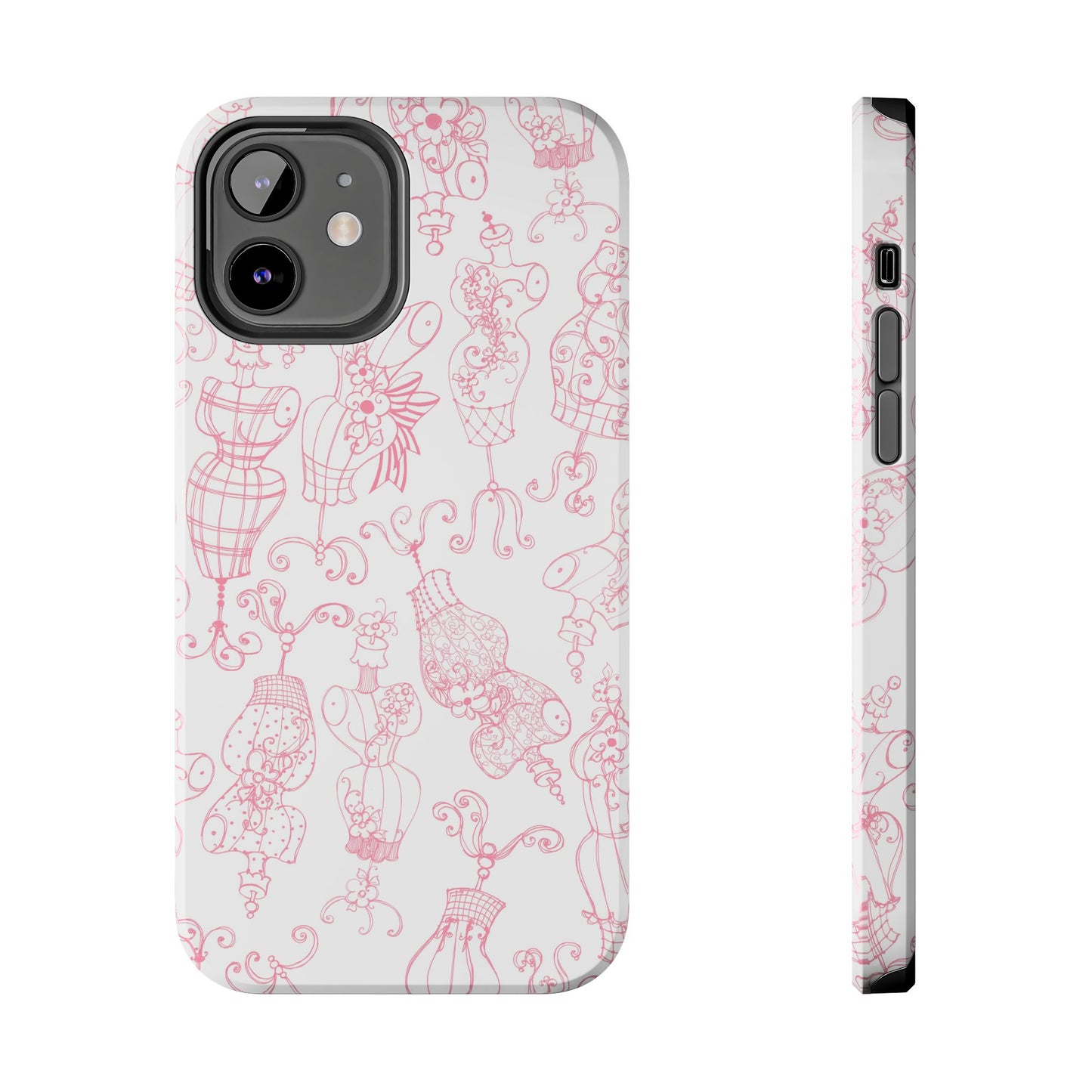 Mannequinique White / Pink Phone Case