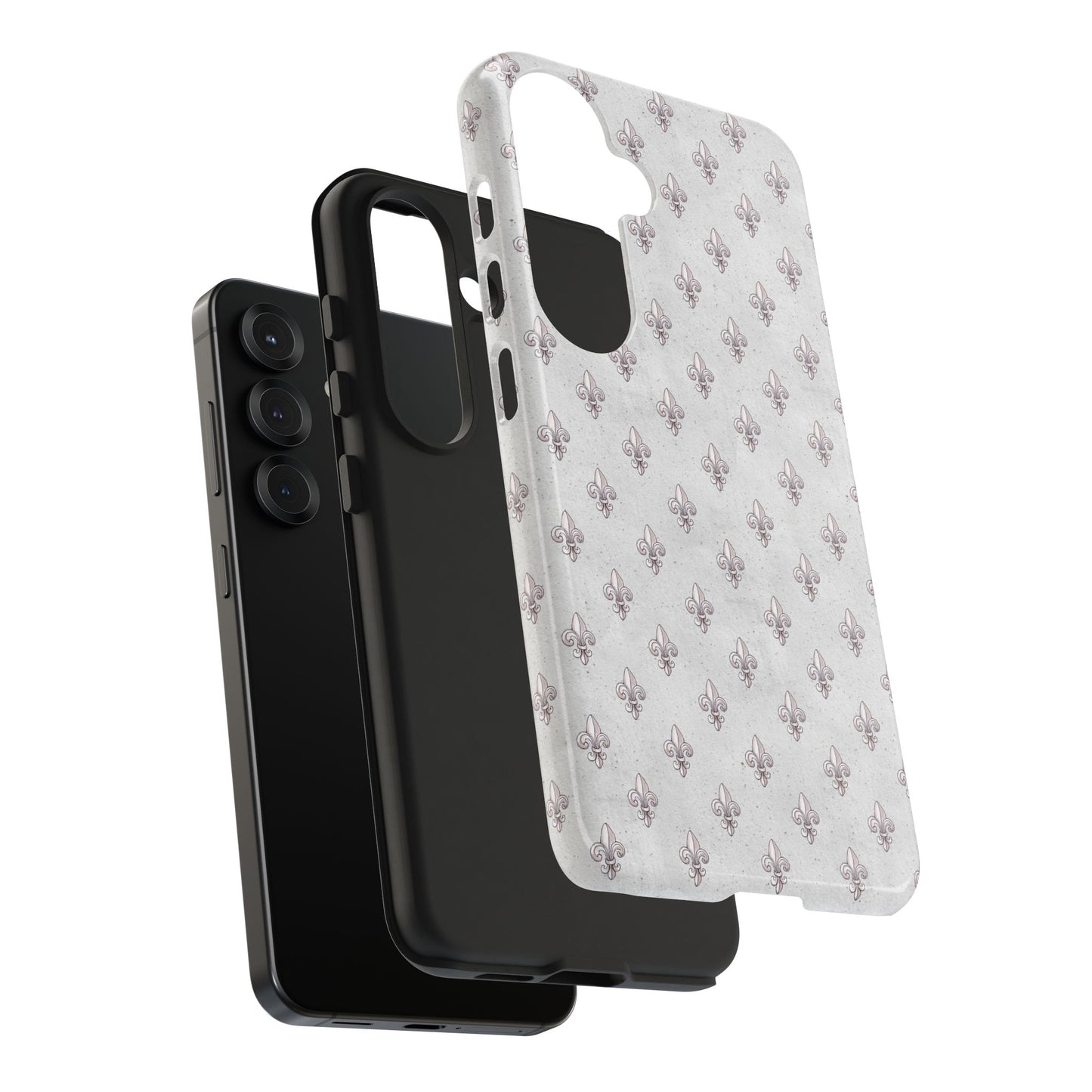 Fleurs Silver Phone Case