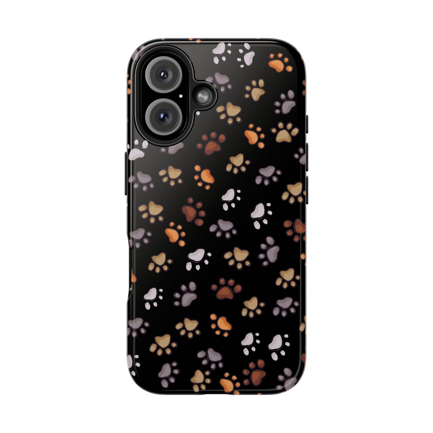 Puppy Paws Black Phone Case