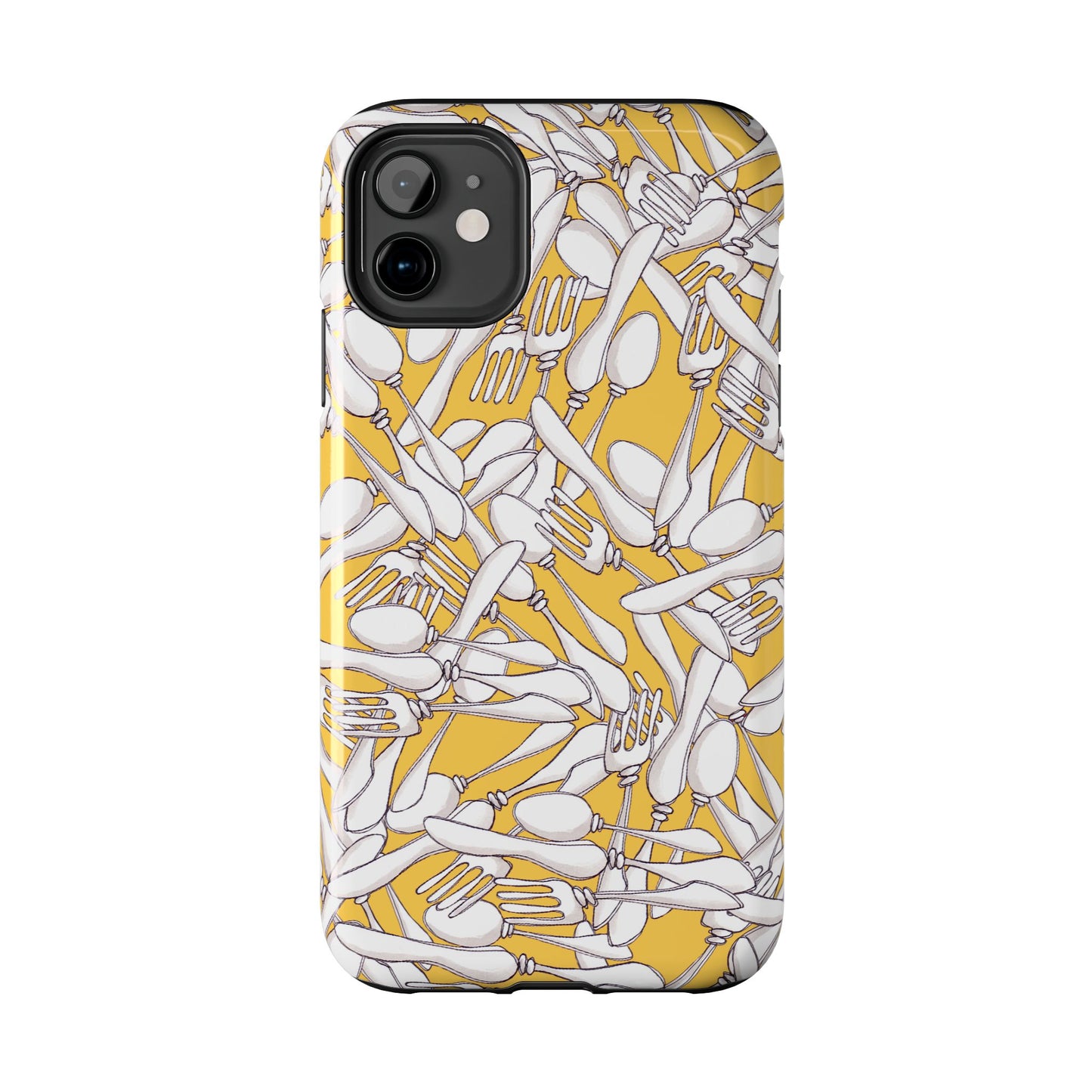 Silverware Wars Yellow Phone Case