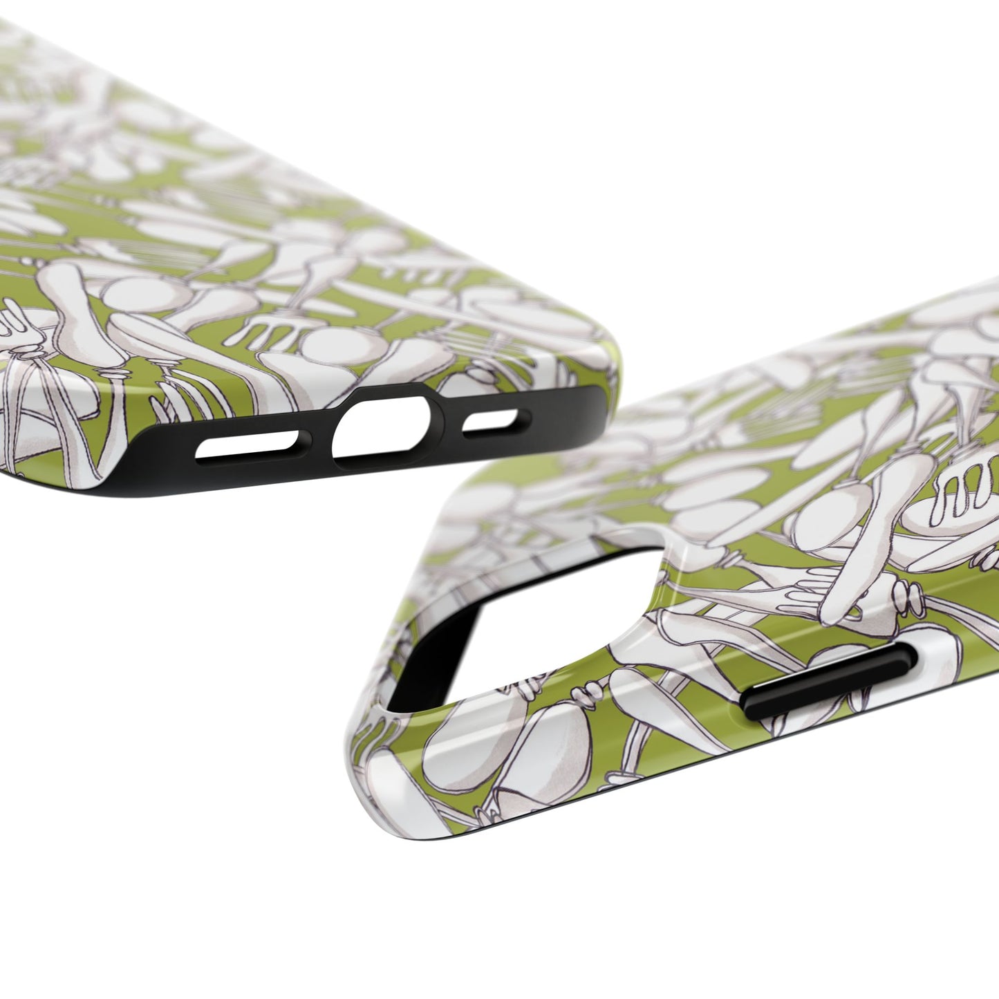 Silverware Wars Green Phone Case