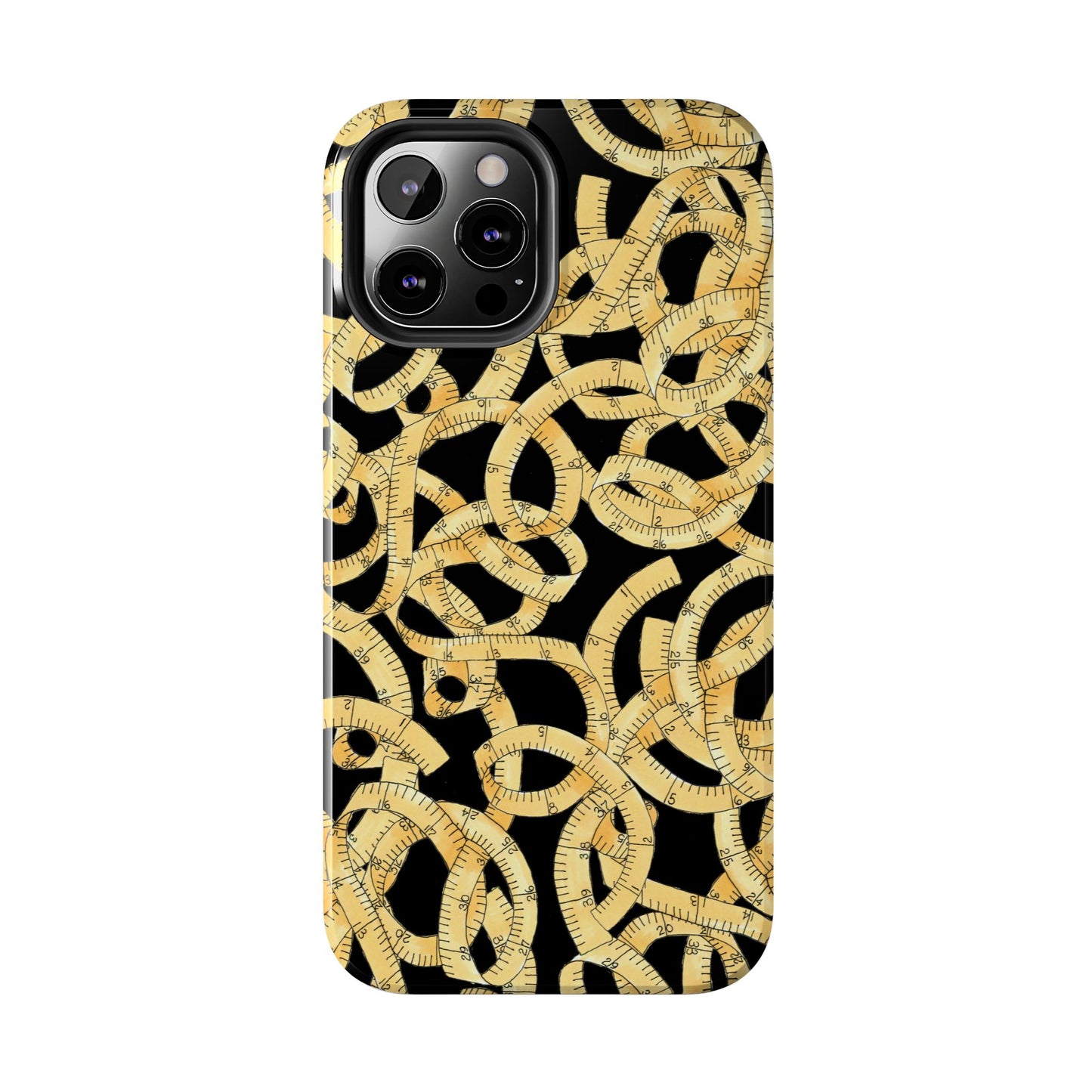Tape Tangle Black Phone Case