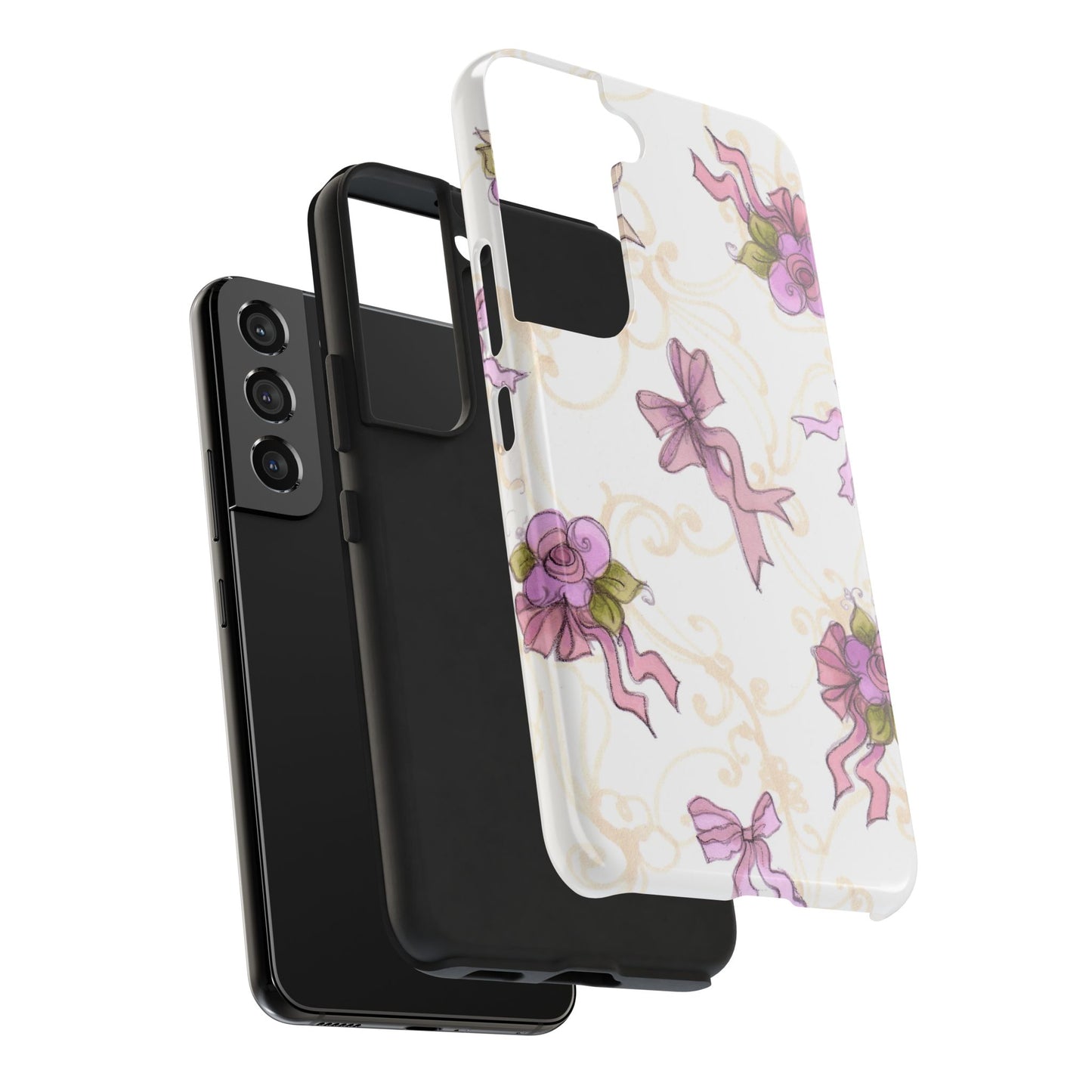 Flower Model Bow Flowers Phone Case