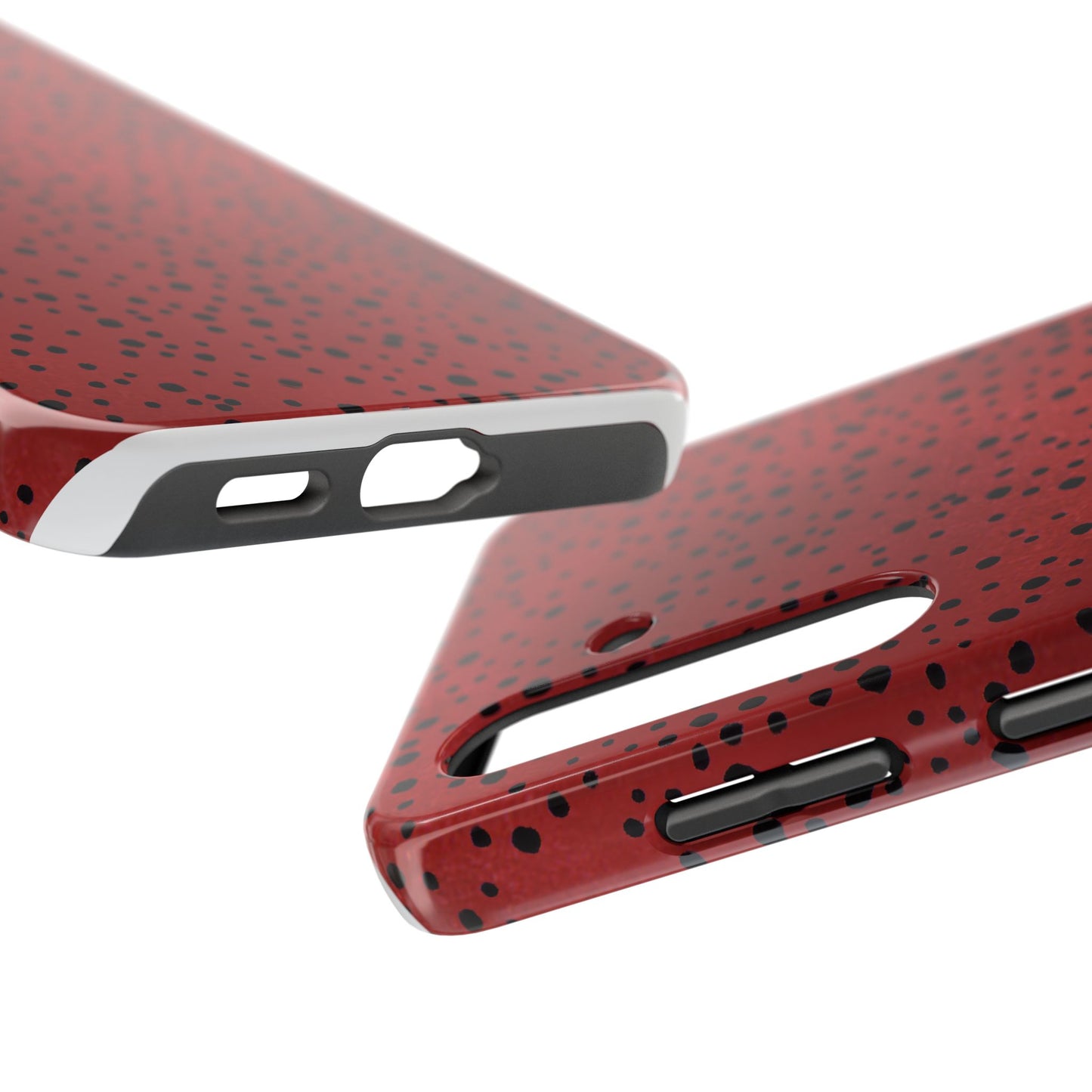 Pepper Dots Red / Black Phone Case