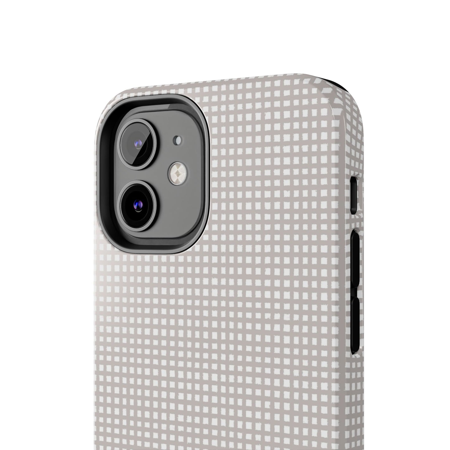 Chipper Check Gray Phone Case