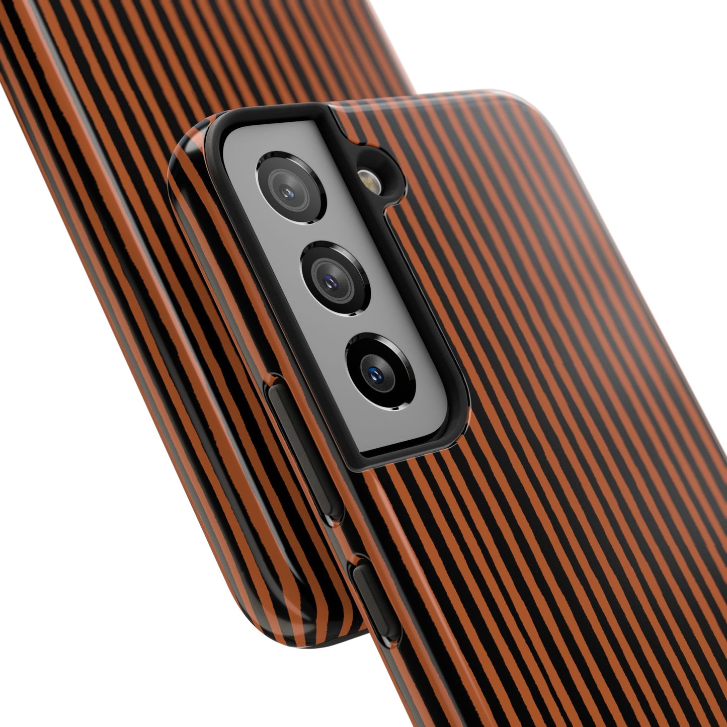 Happy Stripe Spice / Black Phone Case