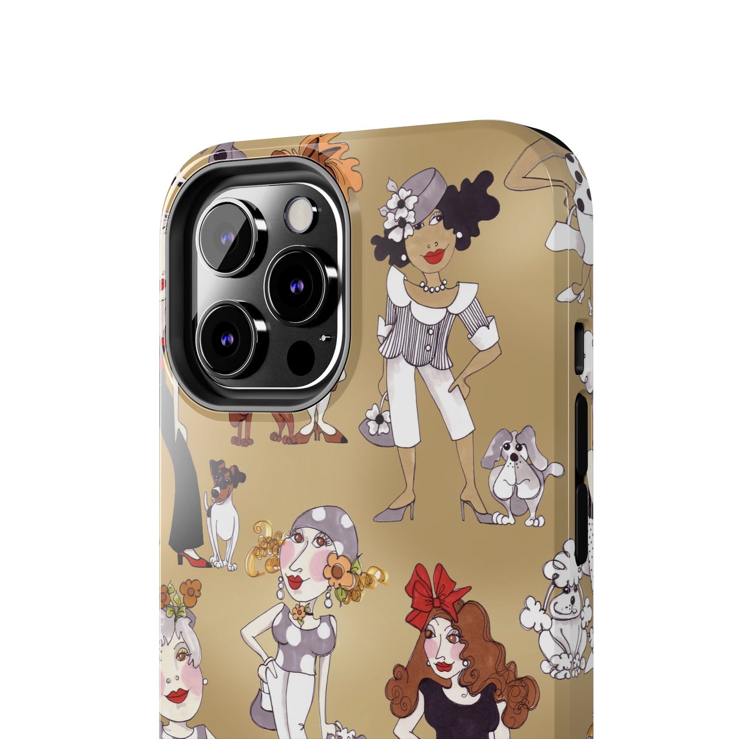 Dog Ladies Tan Phone Case