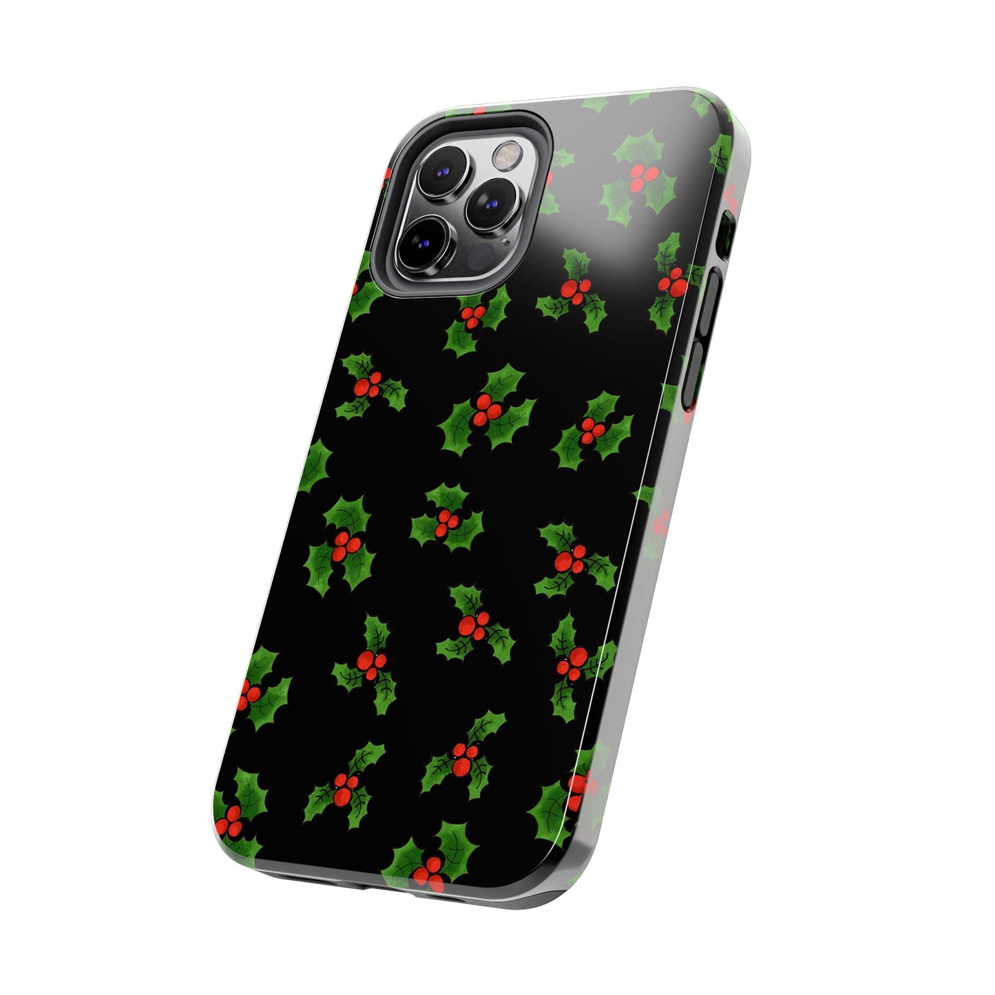 Lotsa Holly Black Phone Case