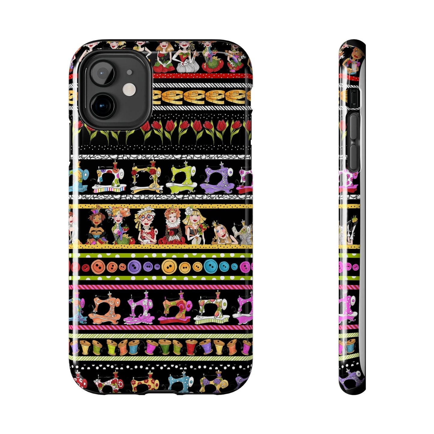 Curious Border Black Phone Case