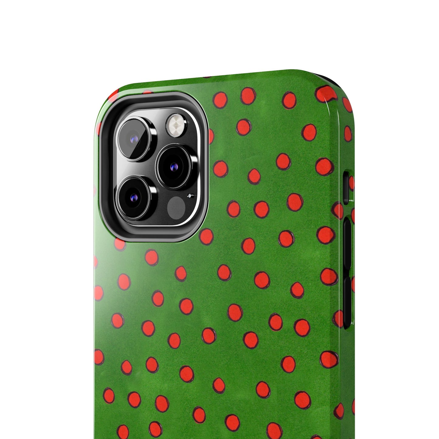 Dinky Dots Green / Red Phone Case
