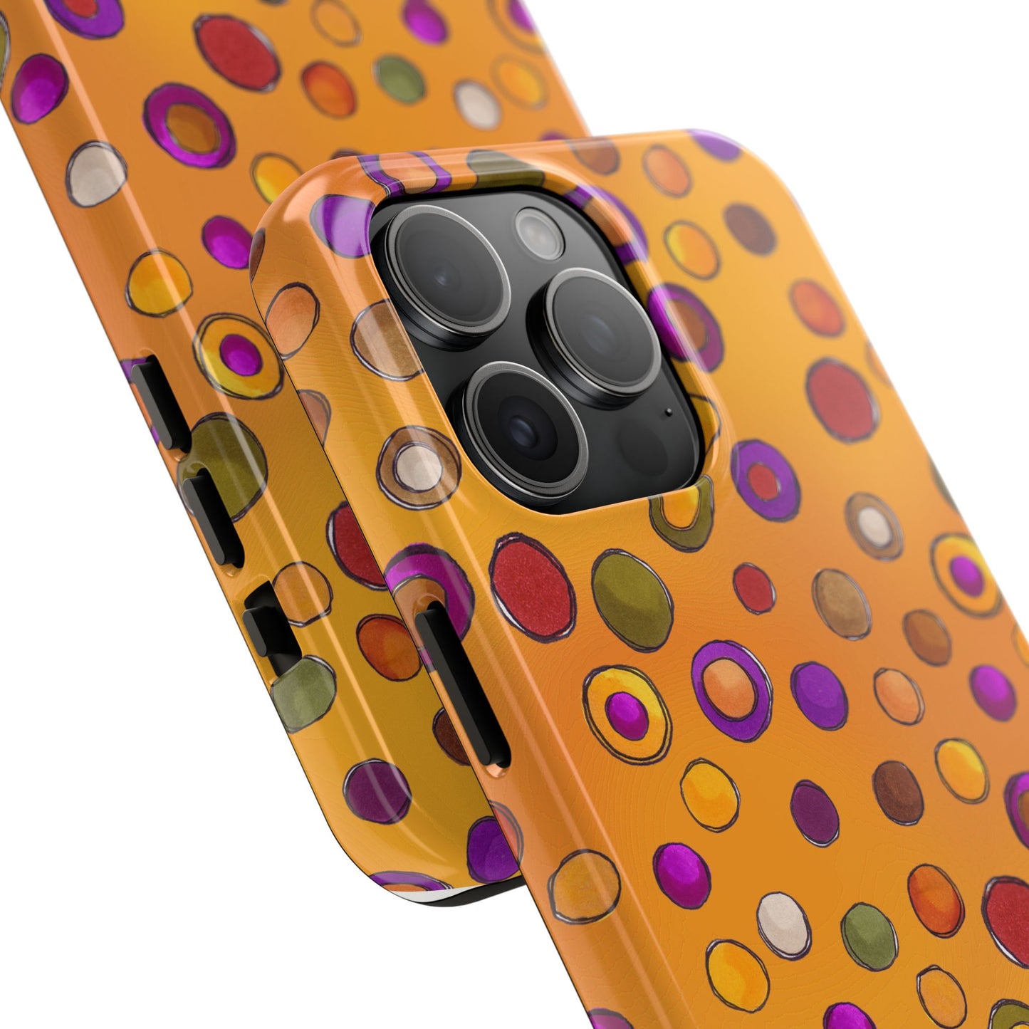 Double Dot Yellow Phone Case