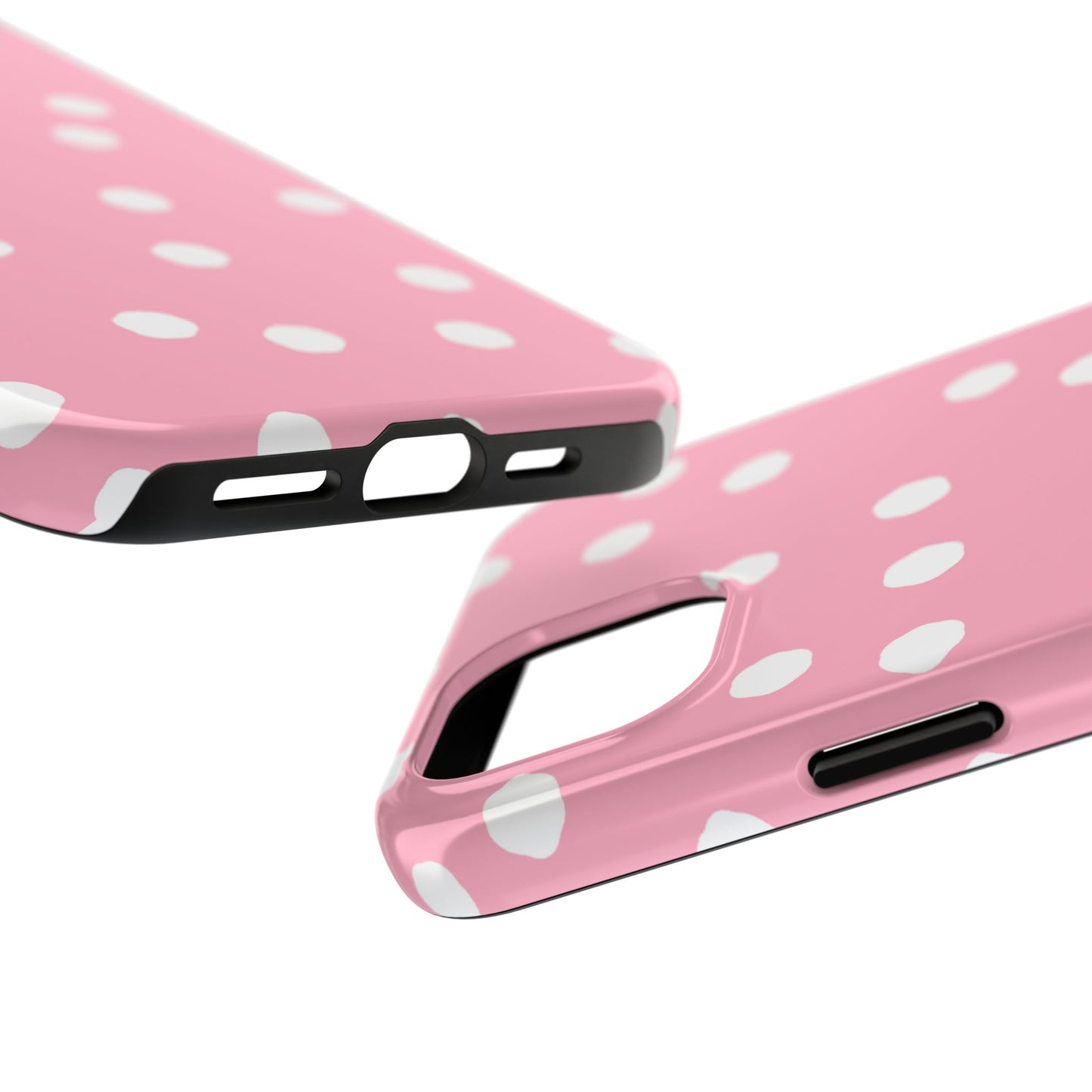 Jumbo Dots Pink / White Phone Case