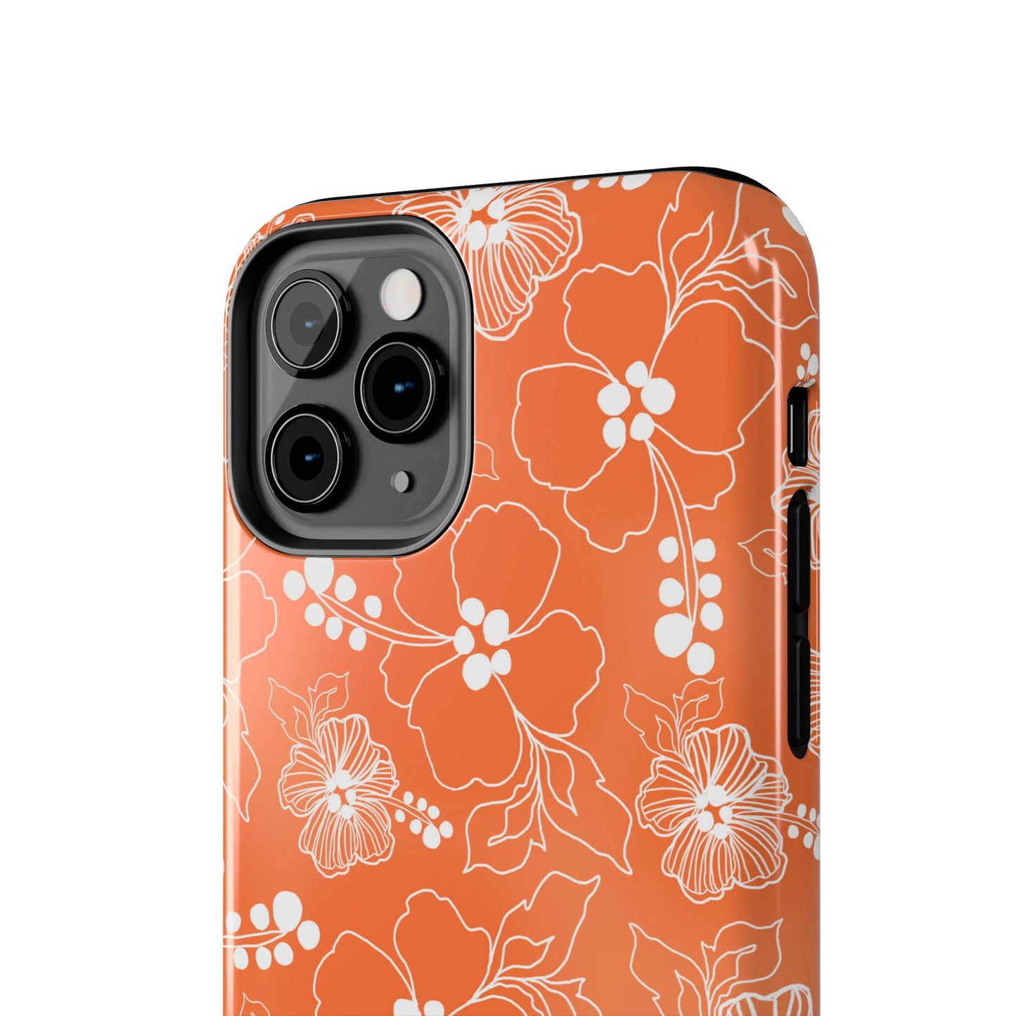 Lacey Hibiscus Coral Phone Case