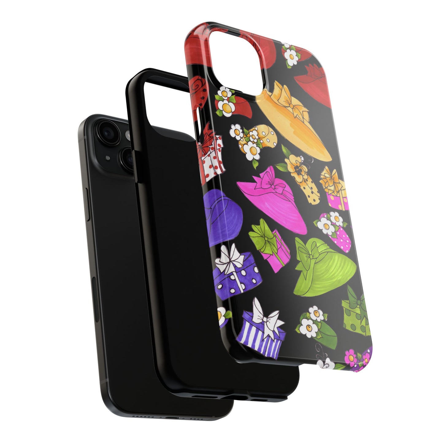 Accessories Tossed Black Phone Case