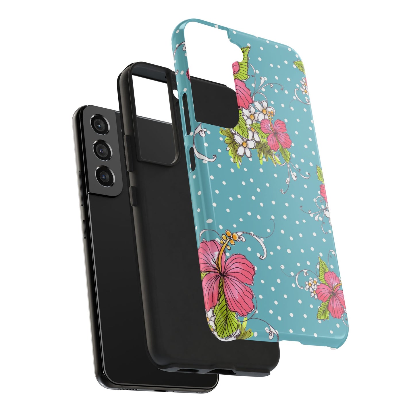 Lady Luau Turquoise Phone Case