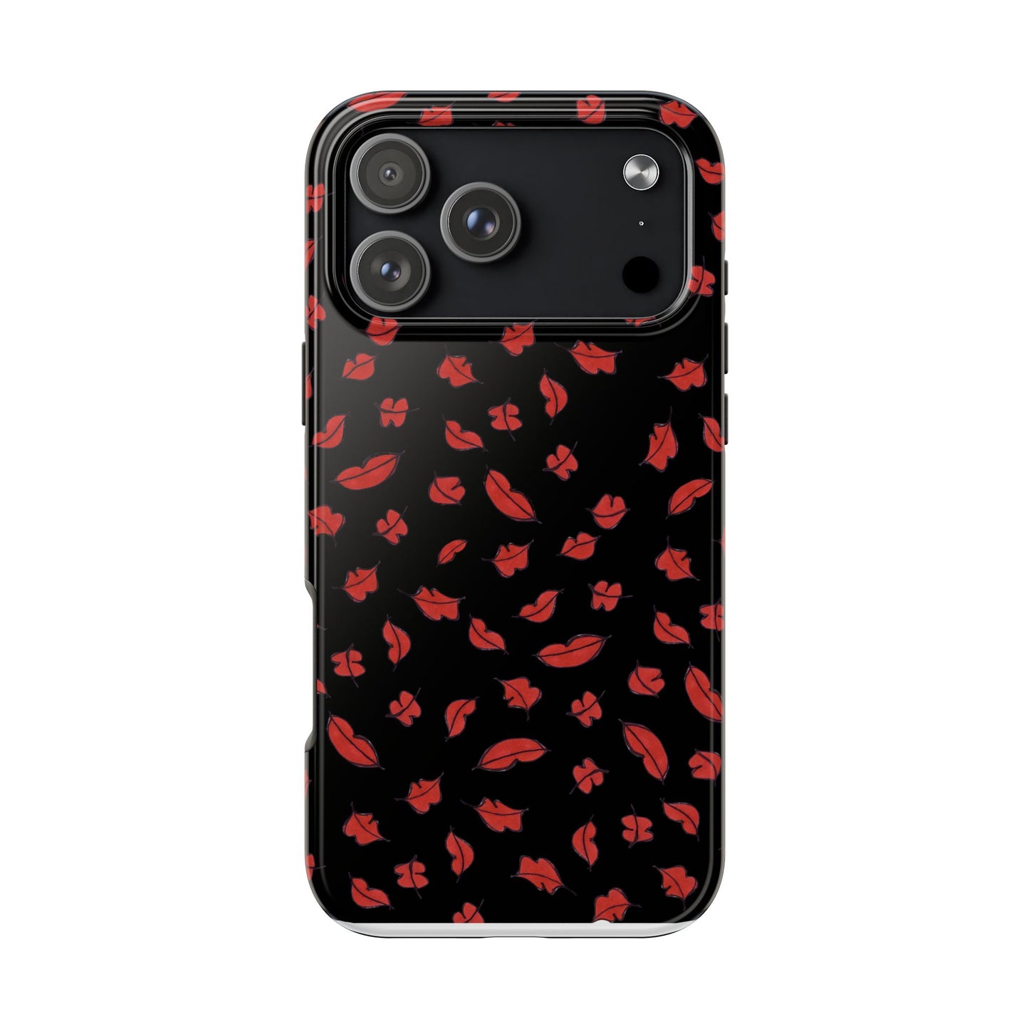 Autumn Lips Black Phone Case