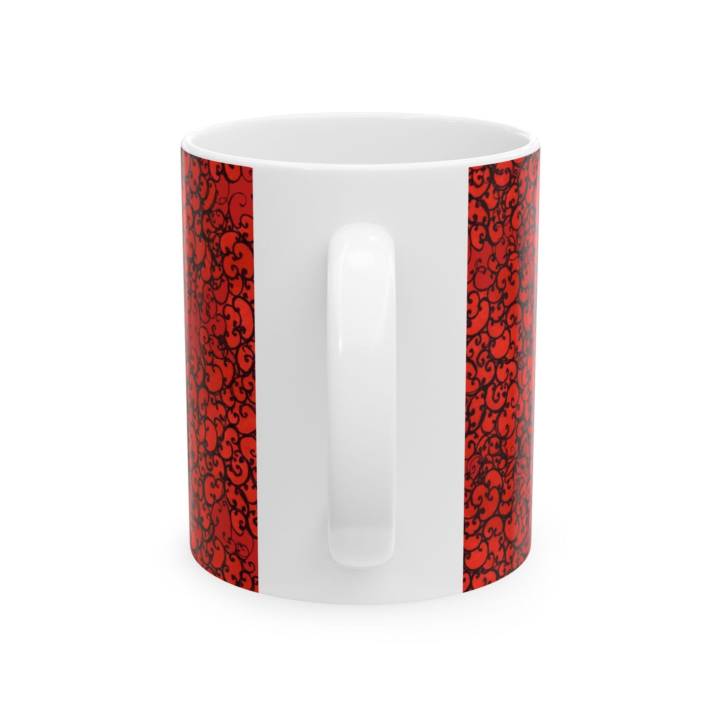 Scrollie Red / Black Cup