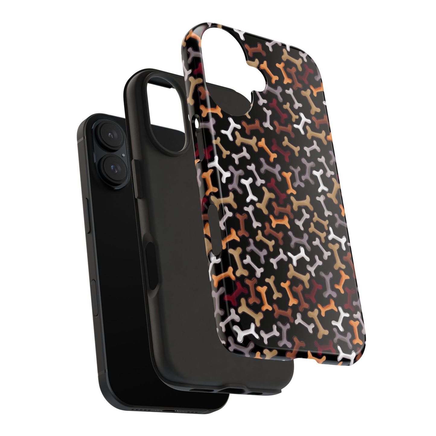Dog Bones Black Phone Case