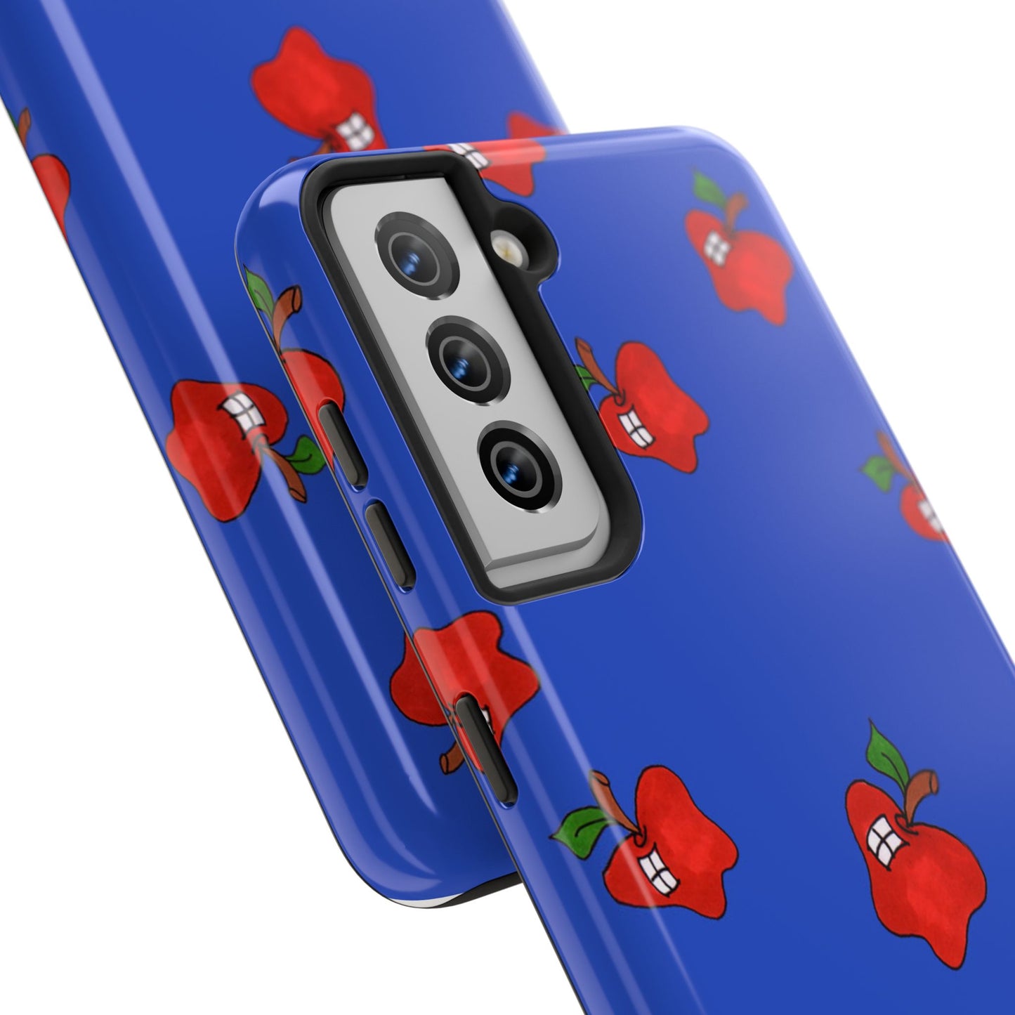 Flying Apples Blue Phone Case