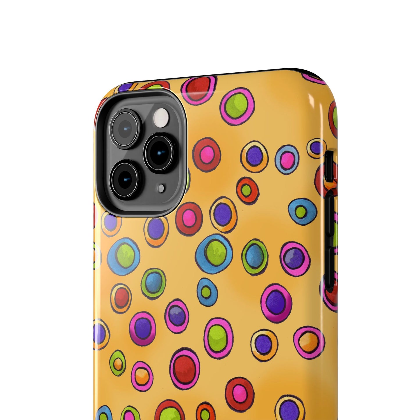 Dopey Dots Yellow Phone Case