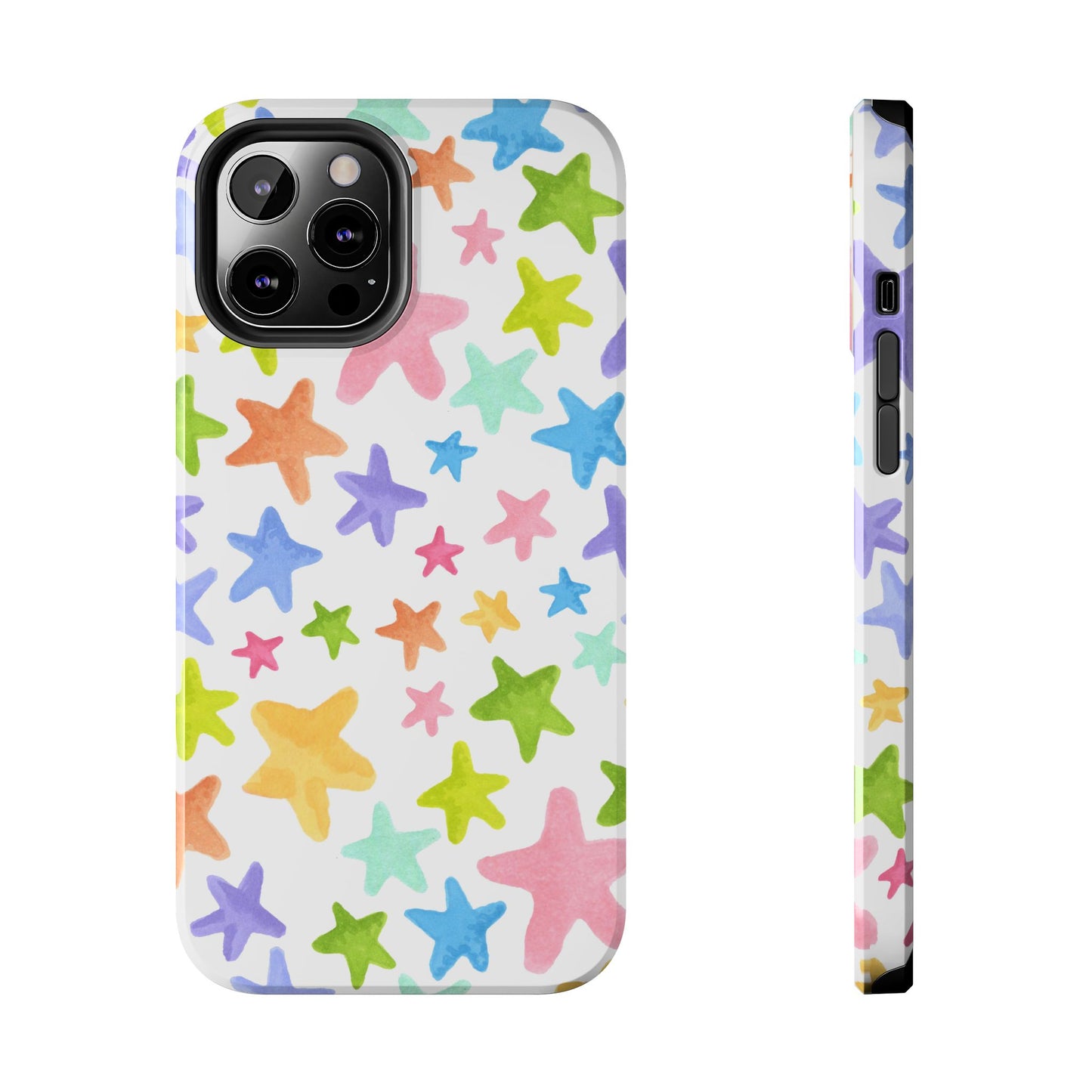 Happy Stars White Phone Case