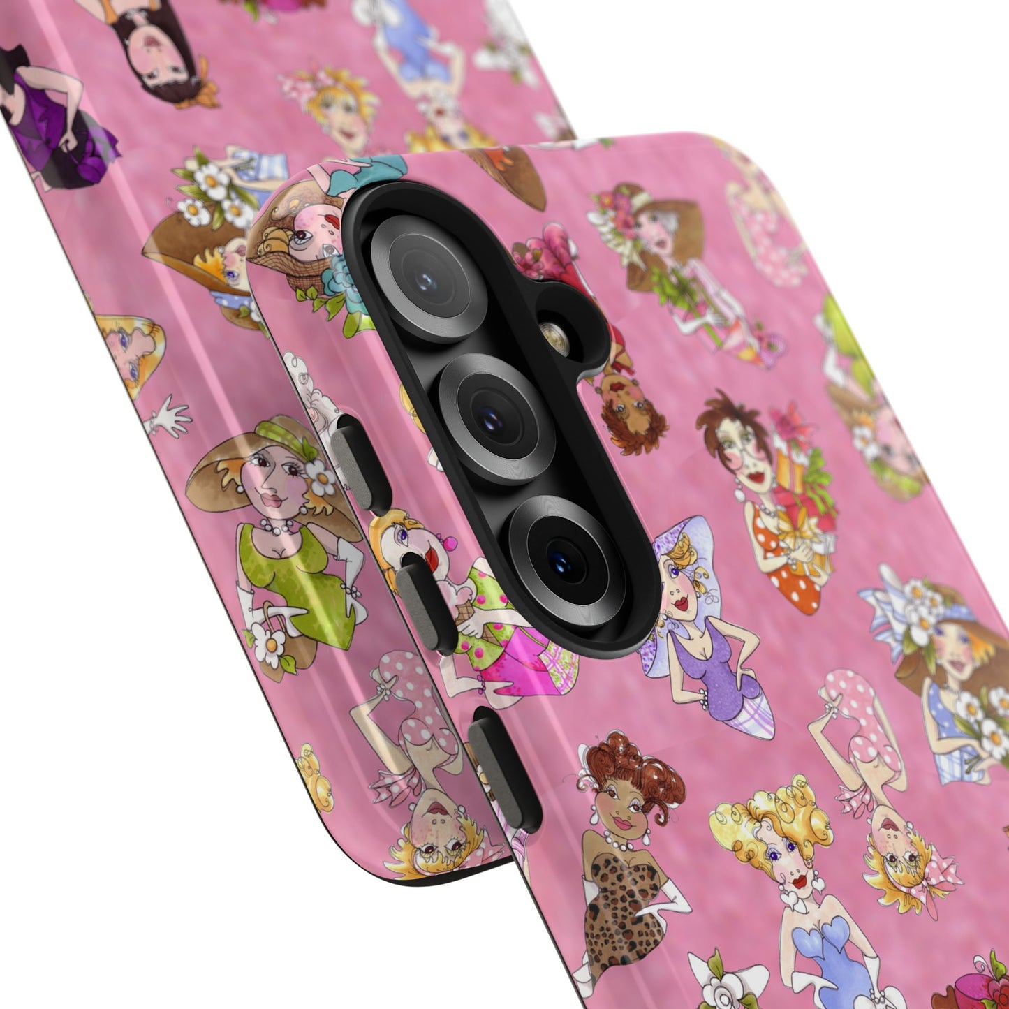 Fast Women Tossed Pink Phone Case