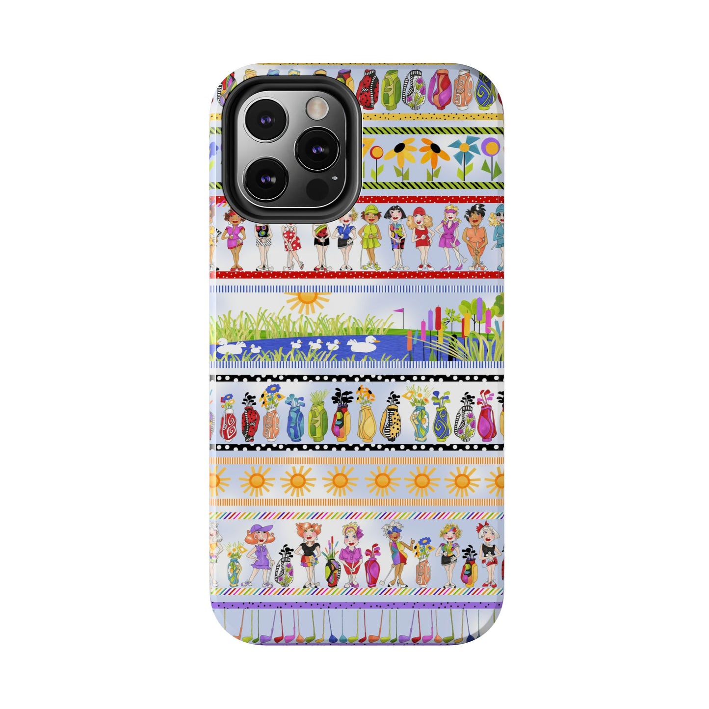 Golf Borders Blue Sky Phone Case