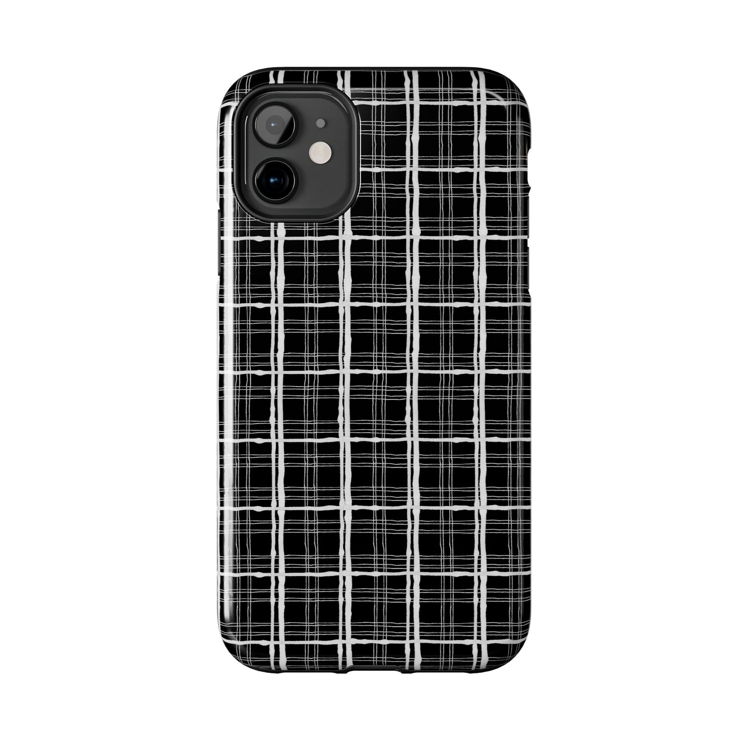 Sophistiplaid Black / White Phone Case