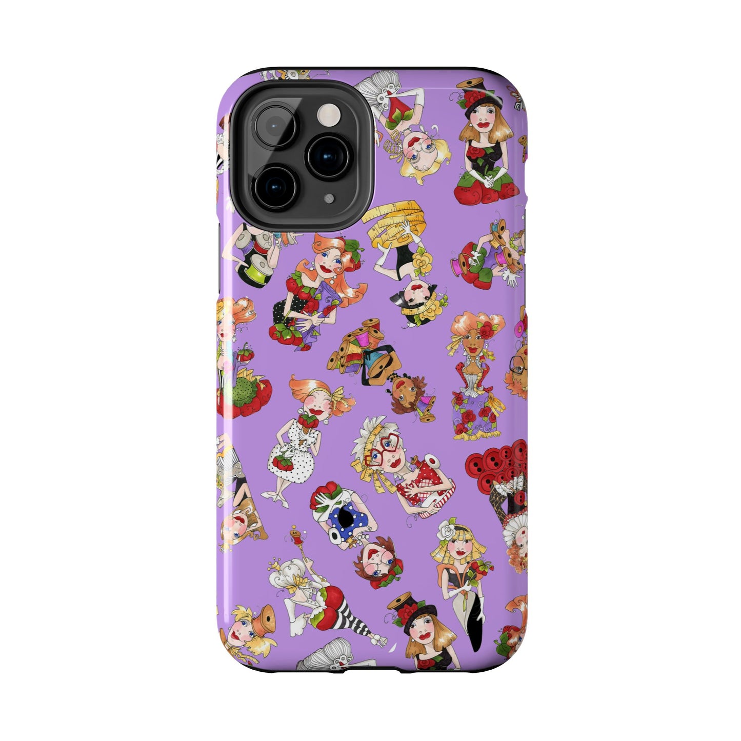 Curious Toss Purple Phone Case