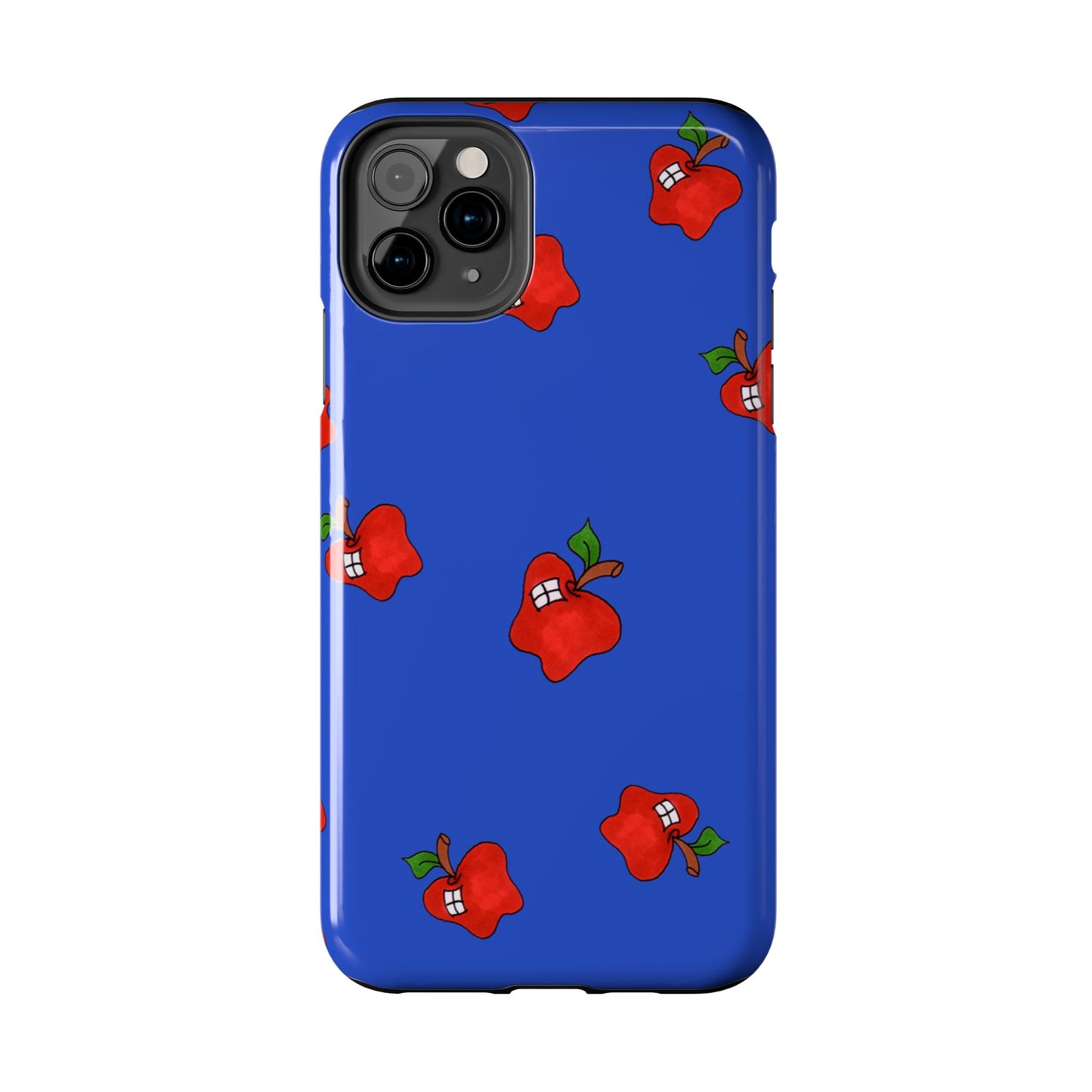 Flying Apples Blue Phone Case