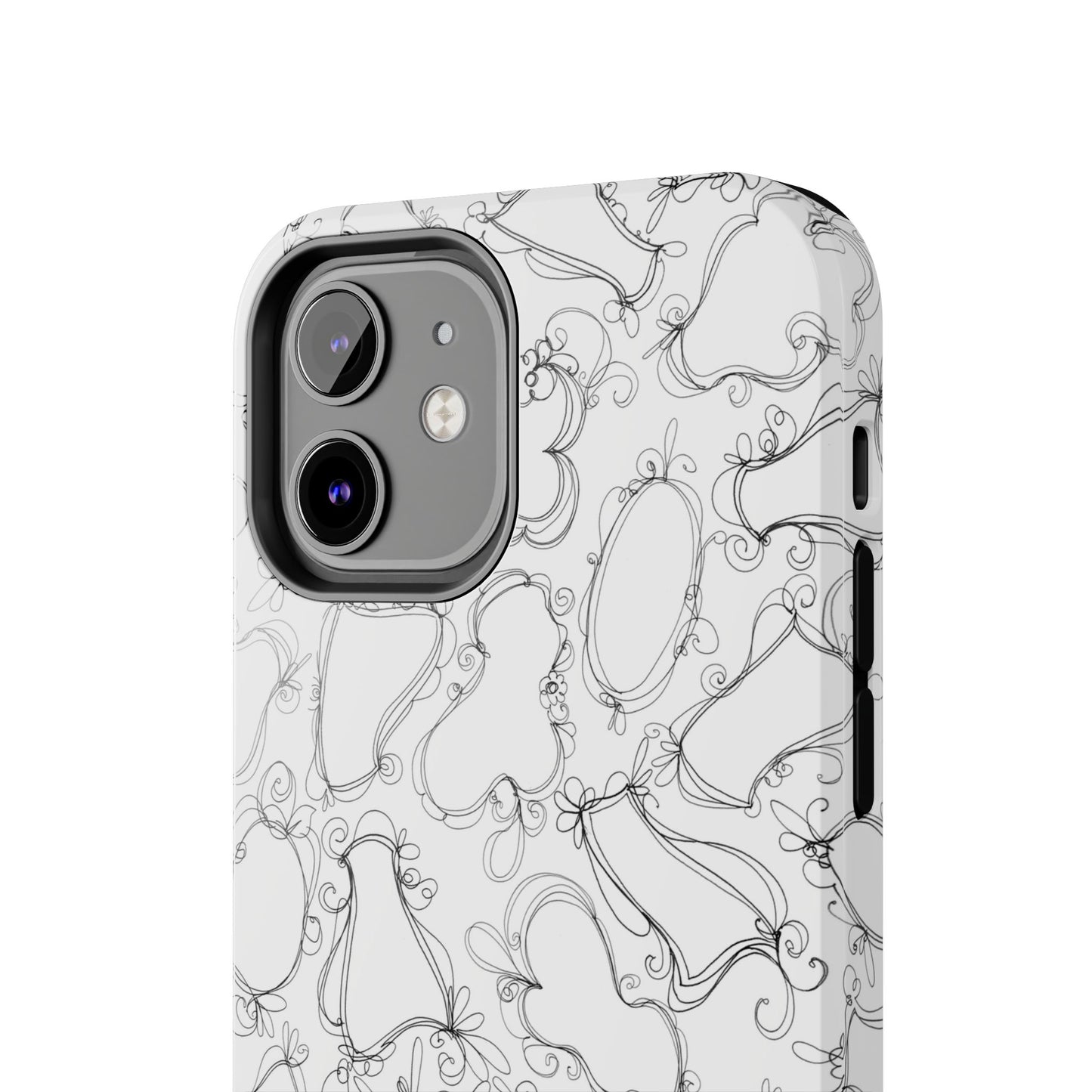 Frames White / Black Phone Case