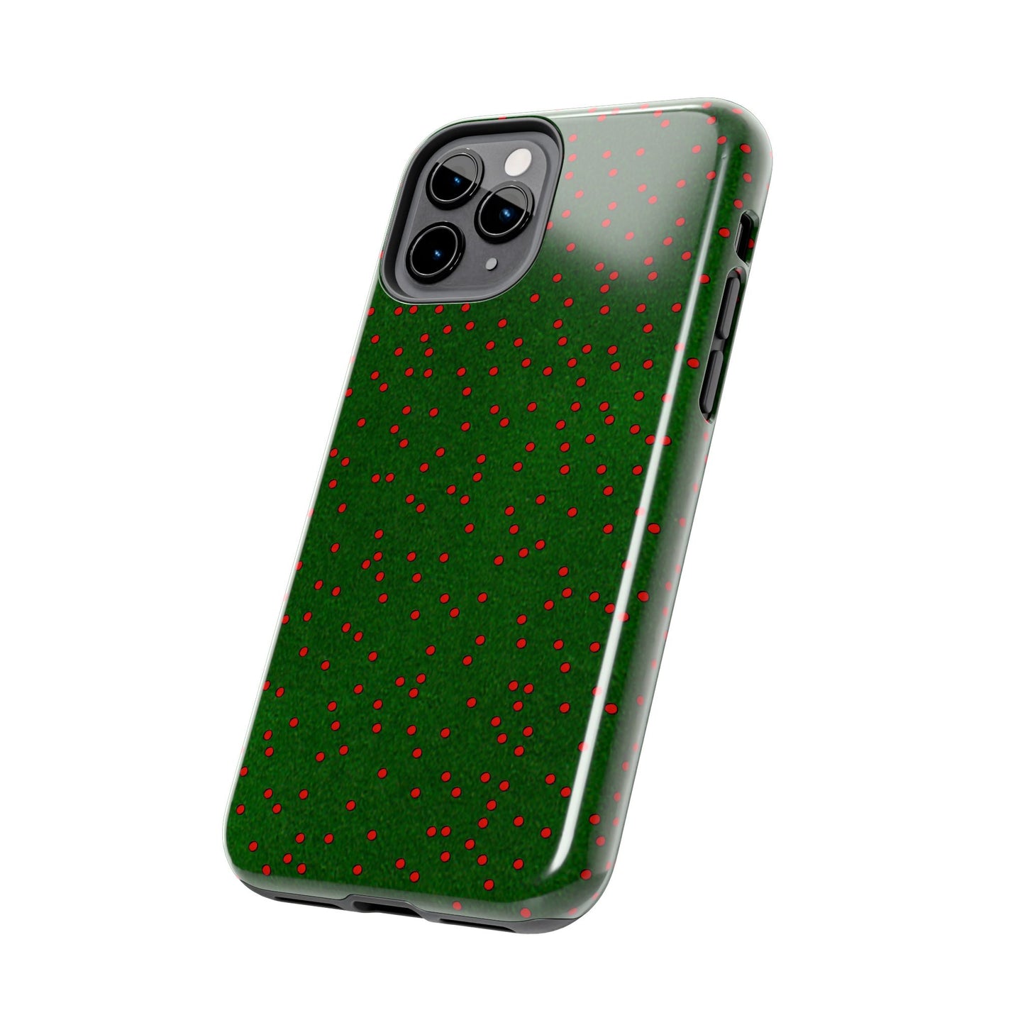 Happy Dots Green / Red Phone Case