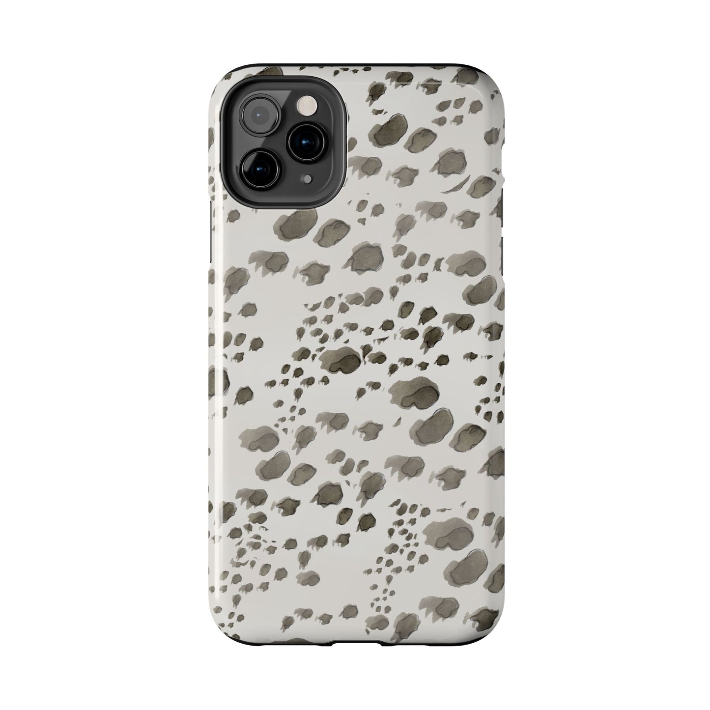 Kitty Dots Gray Phone Case