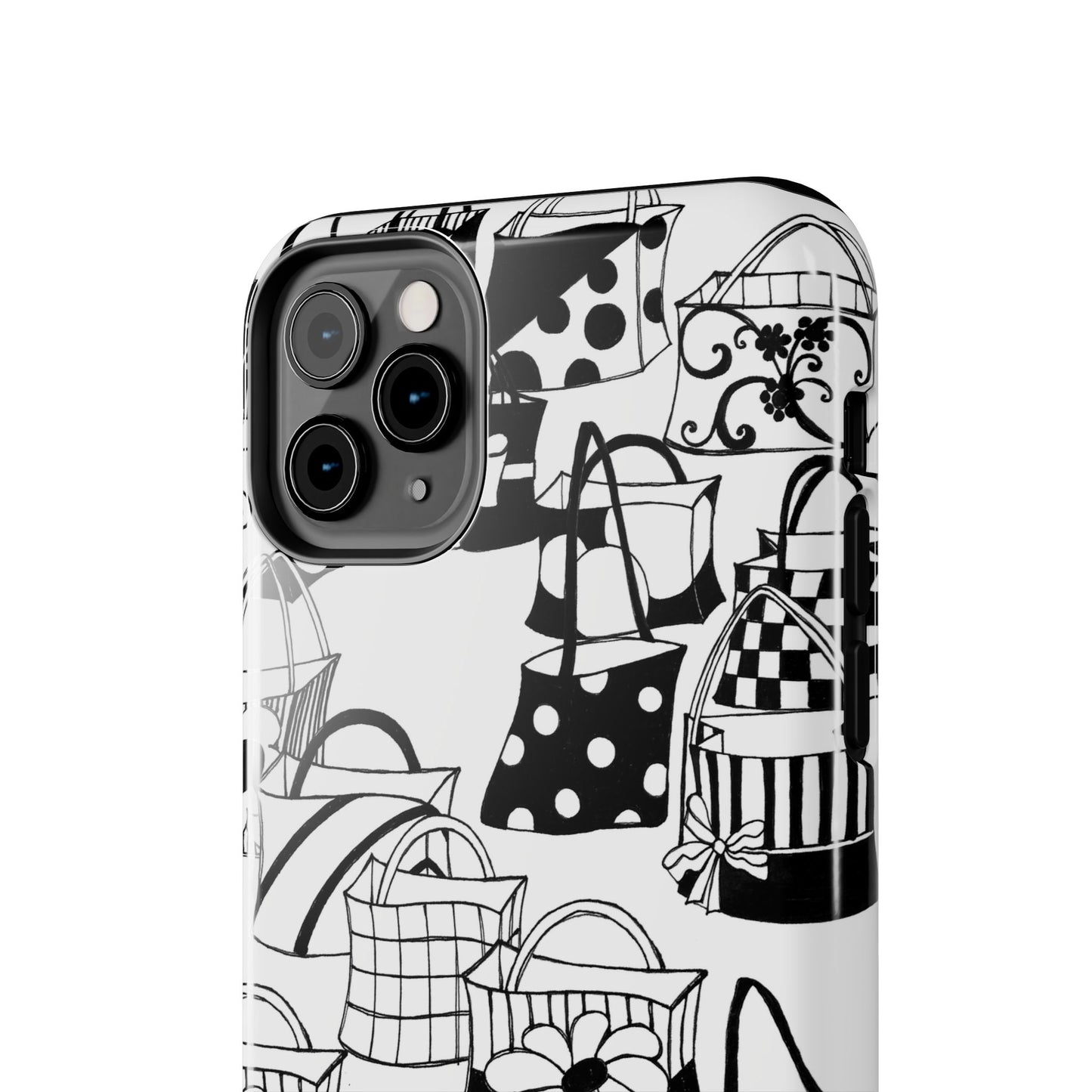 Totes White / Black Phone Case