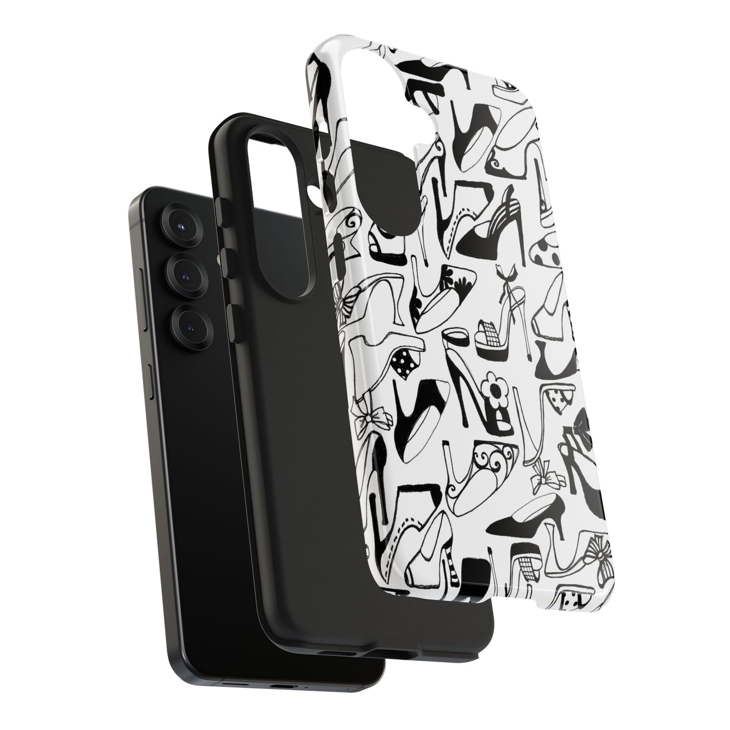 A Few Shoes White / Black Phone Case