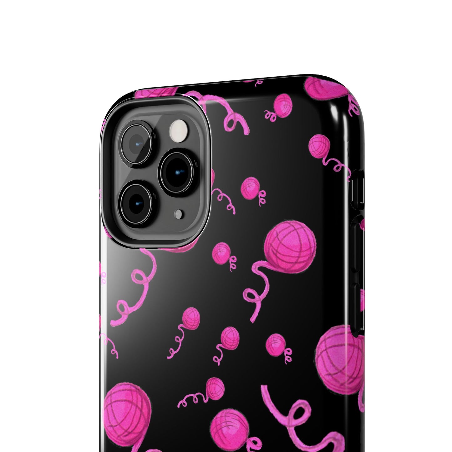 Yarniverse Black / Pink Phone Case