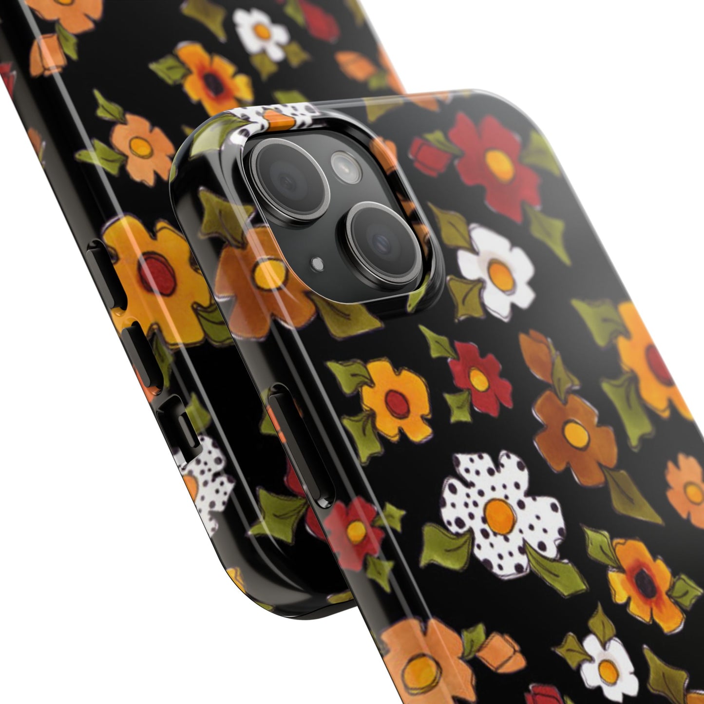 Spice Posie Black Phone Case