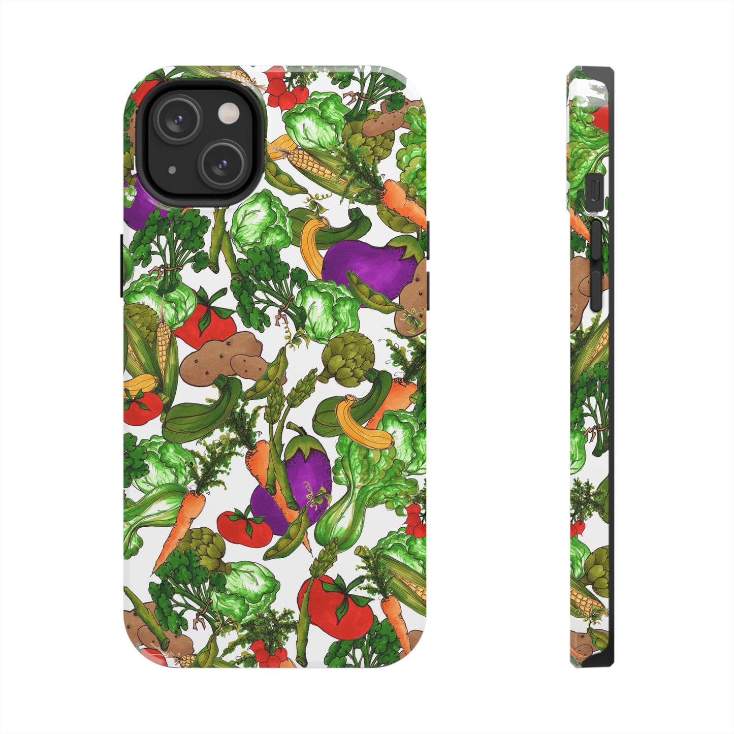 Veggie Jungle White Phone Case