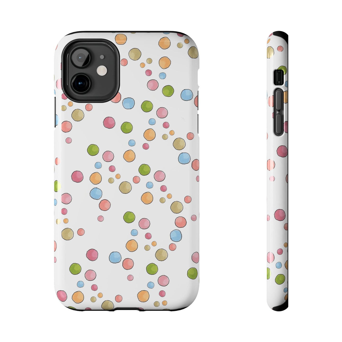 Clown Dots White Phone Case