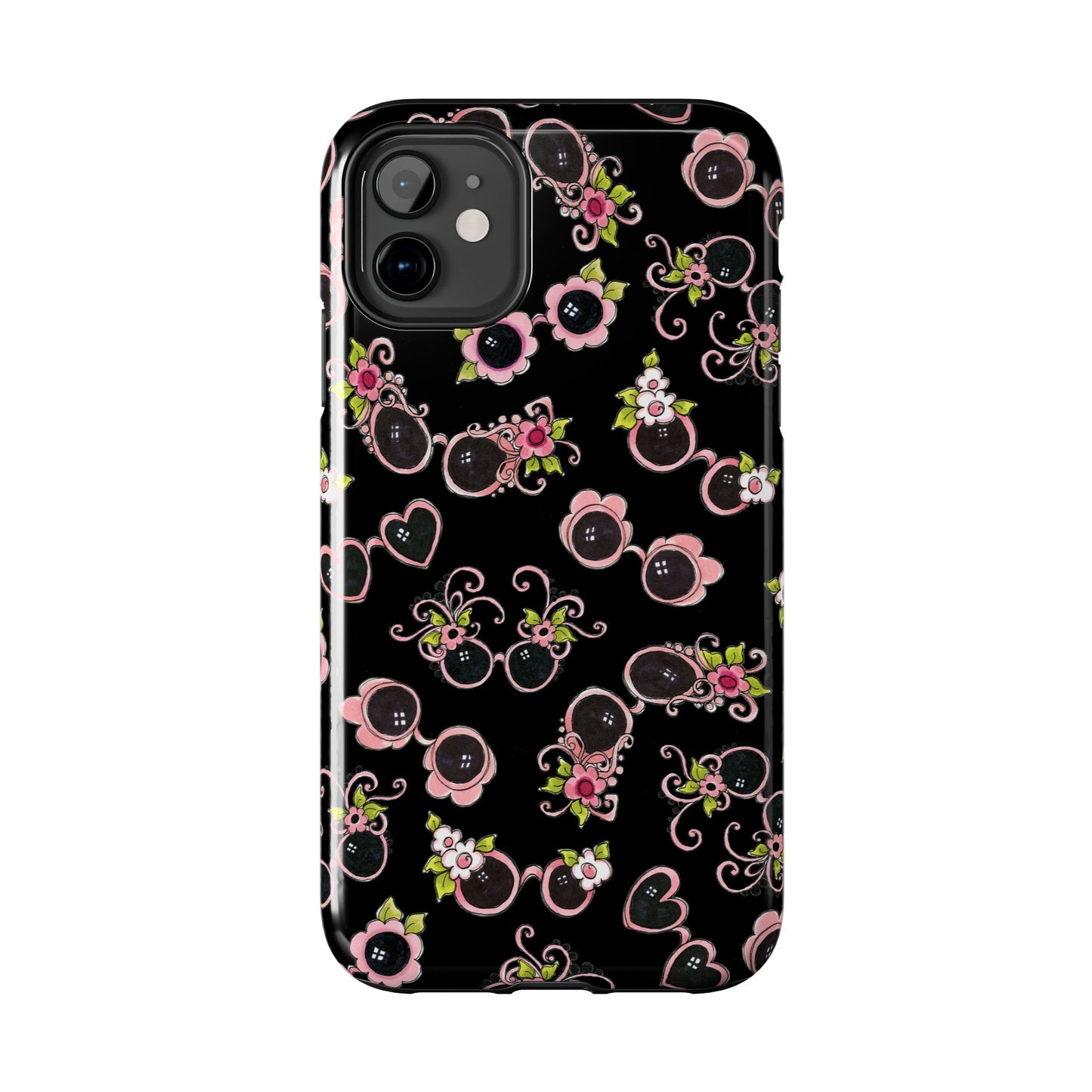 Tossed Shades Black Phone Case