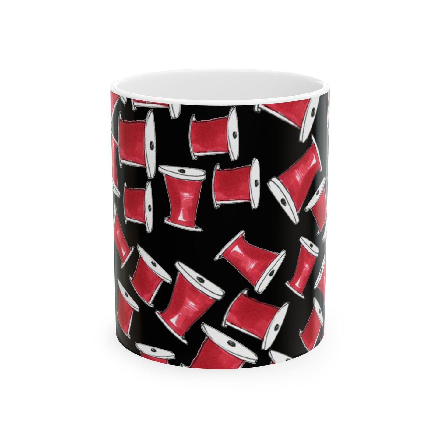 Red Thread Black Cup