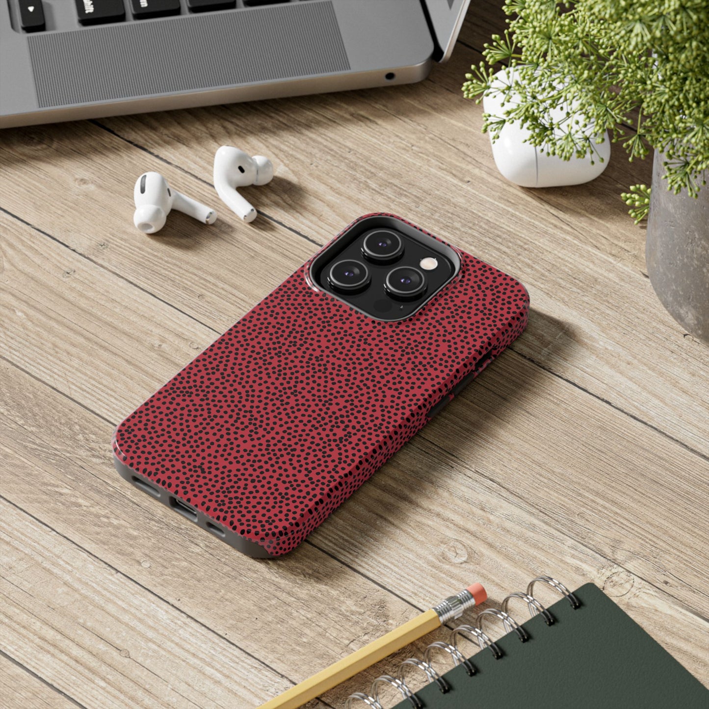 Gypsy Dots Red / Black Phone Case