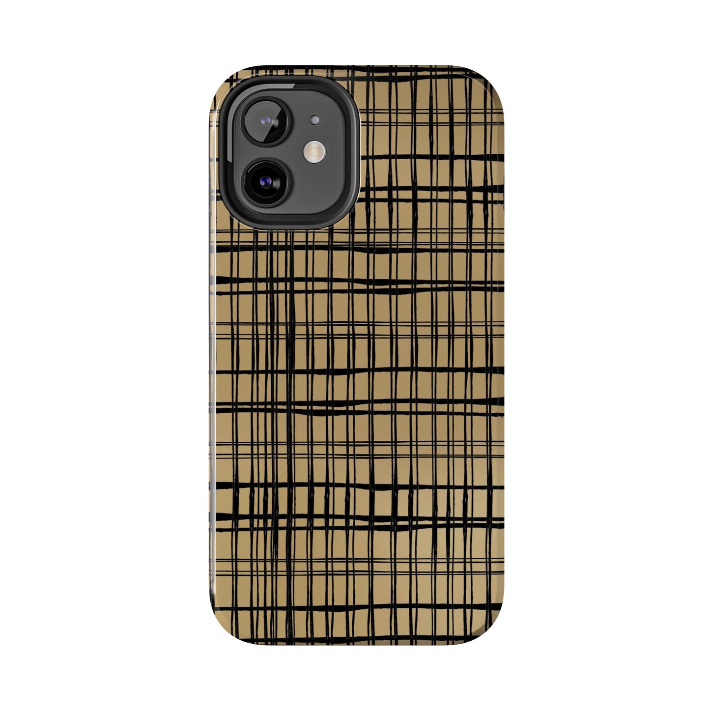 Doggie Fence Tan Phone Case