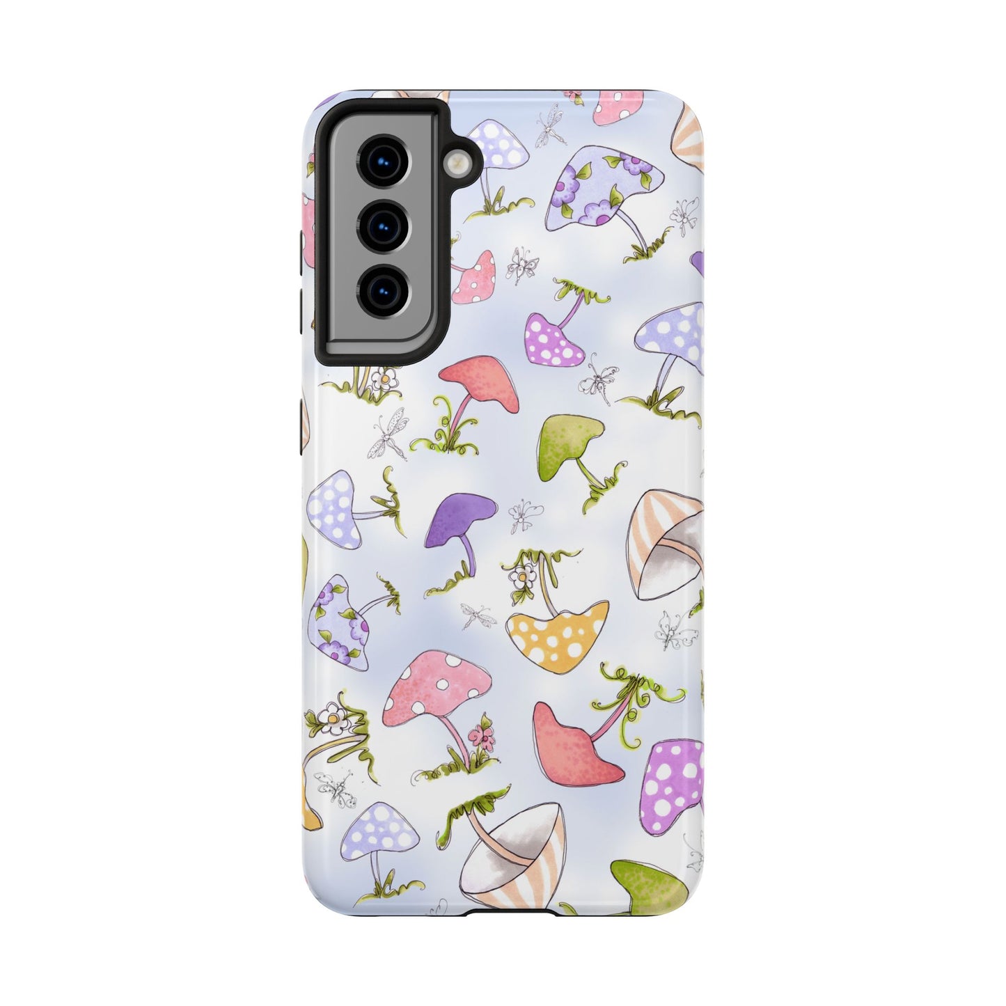 Mushroom Toss Blue Phone Case
