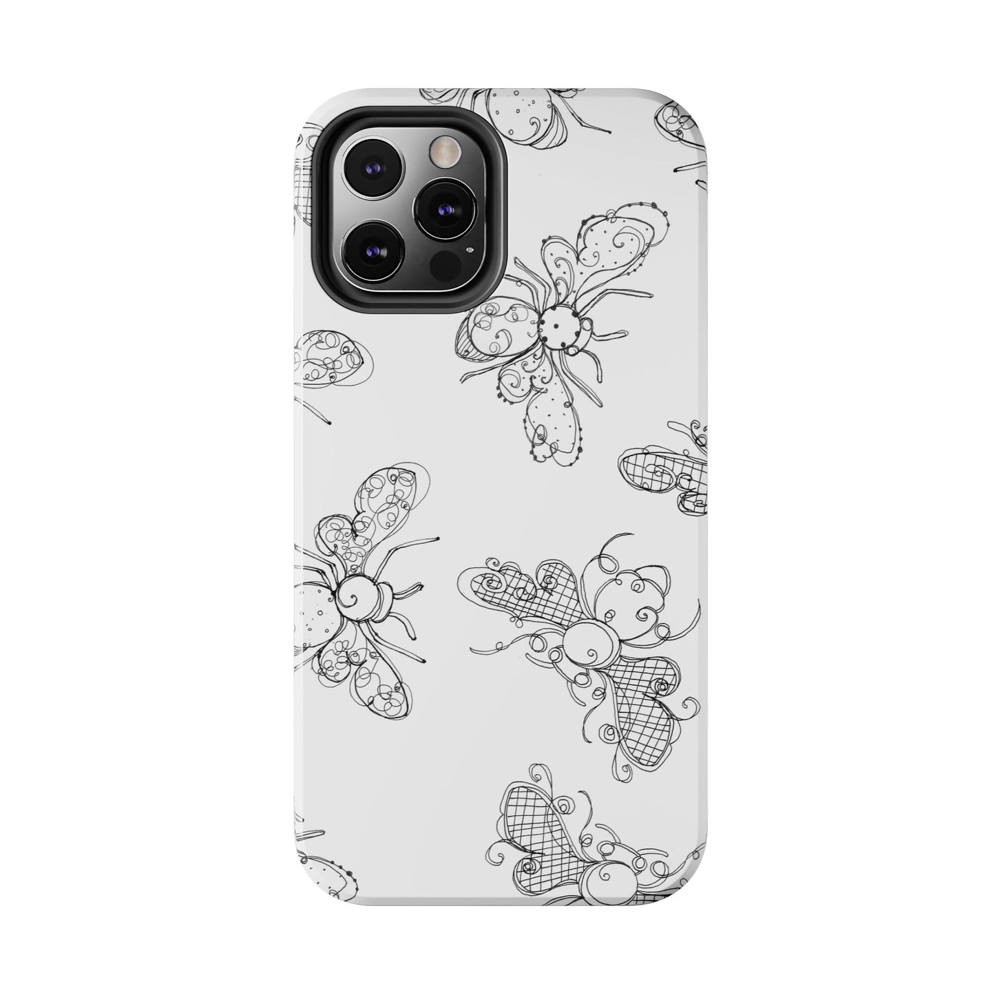 Busy Bees White Phone Case
